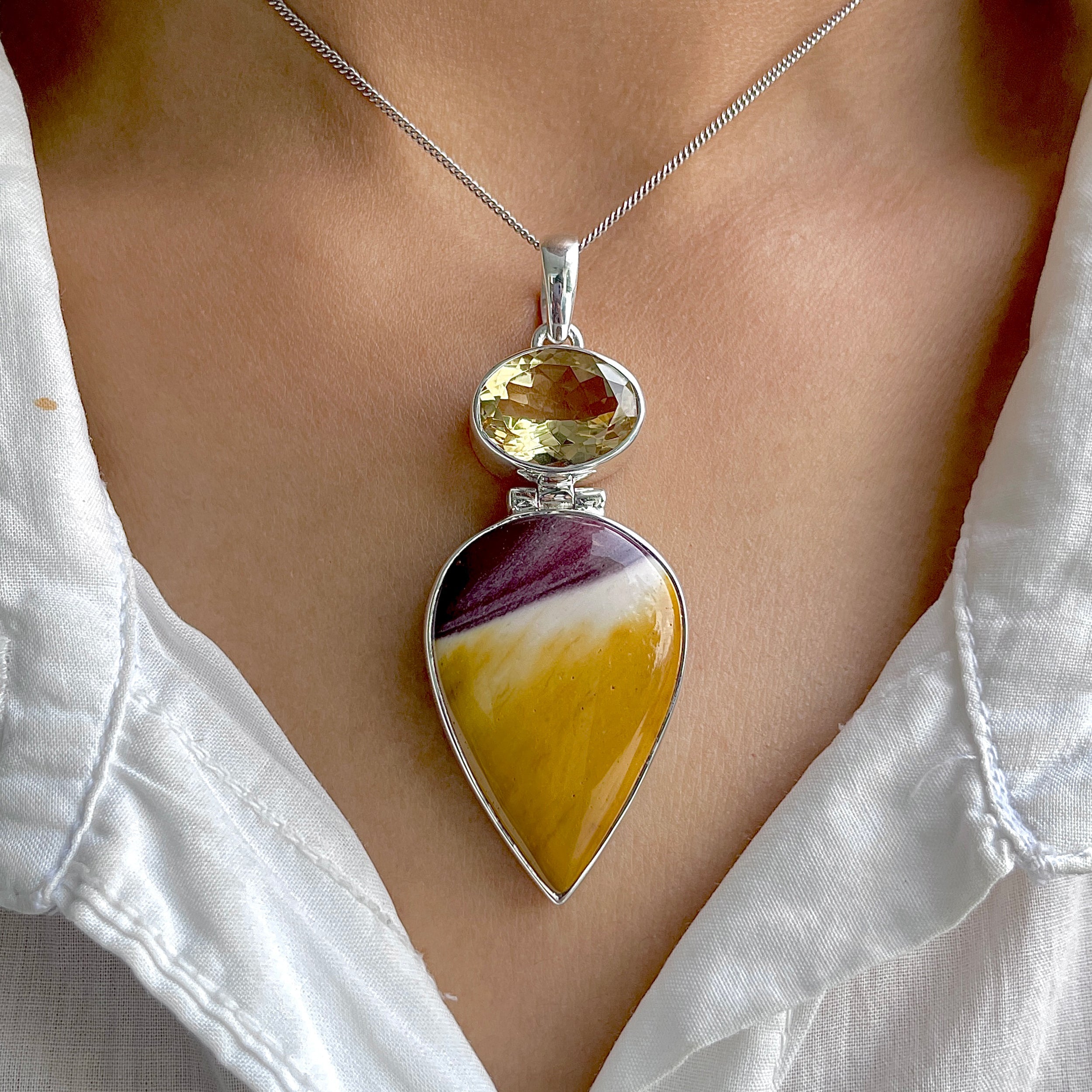 Mookaite Pendant-(MOK-P-57.)