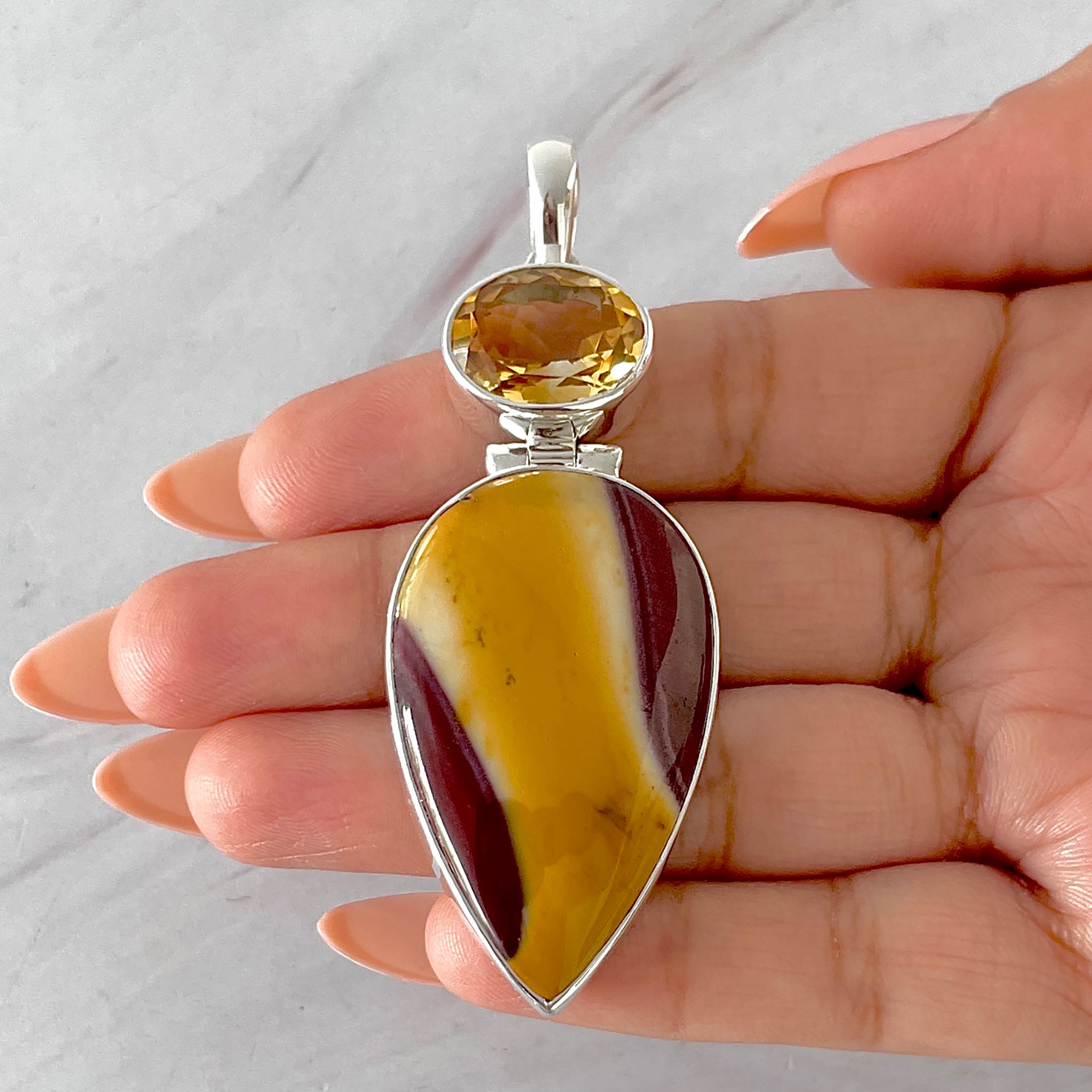 Mookaite Pendant-(MOK-P-58.)
