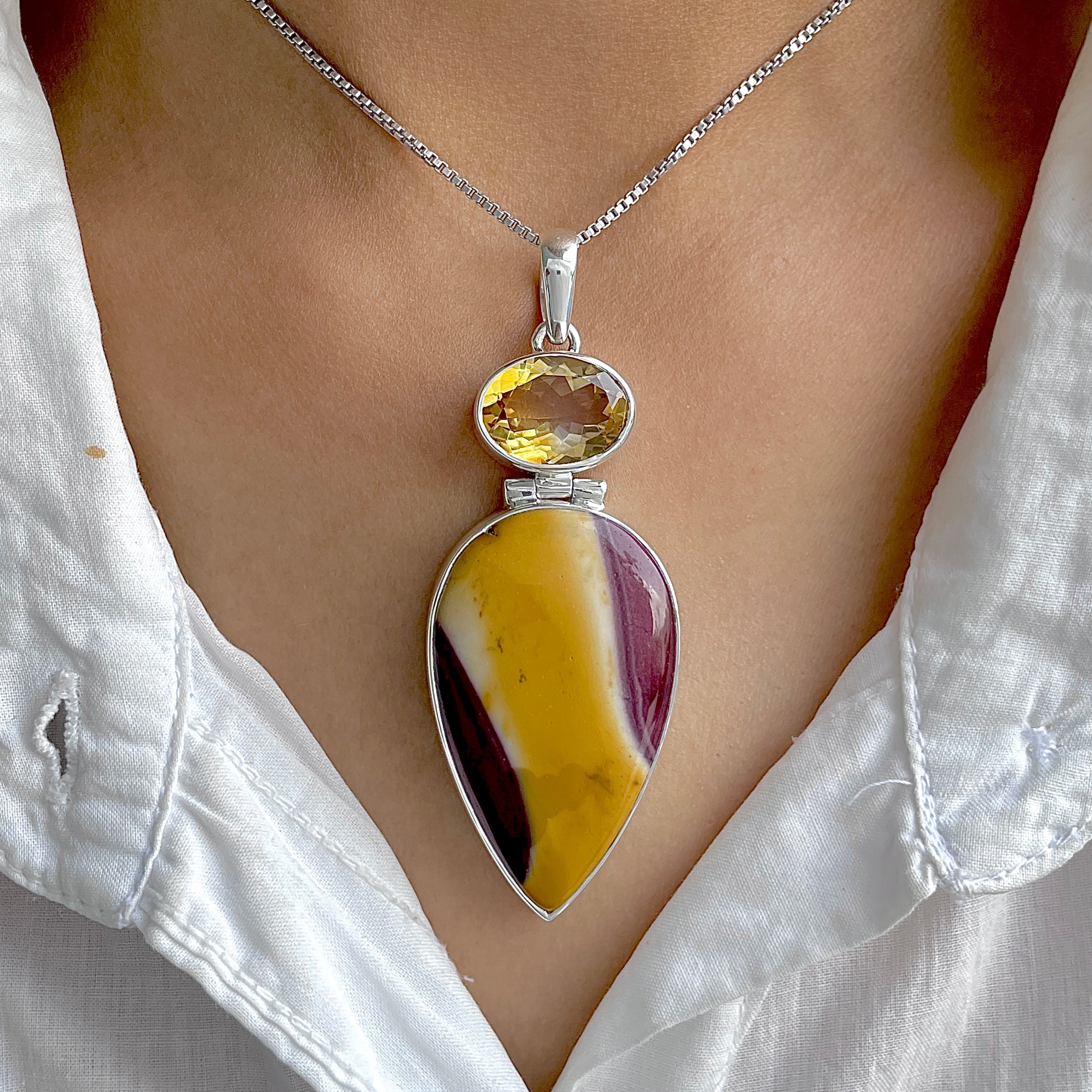 Mookaite Pendant-(MOK-P-58.)