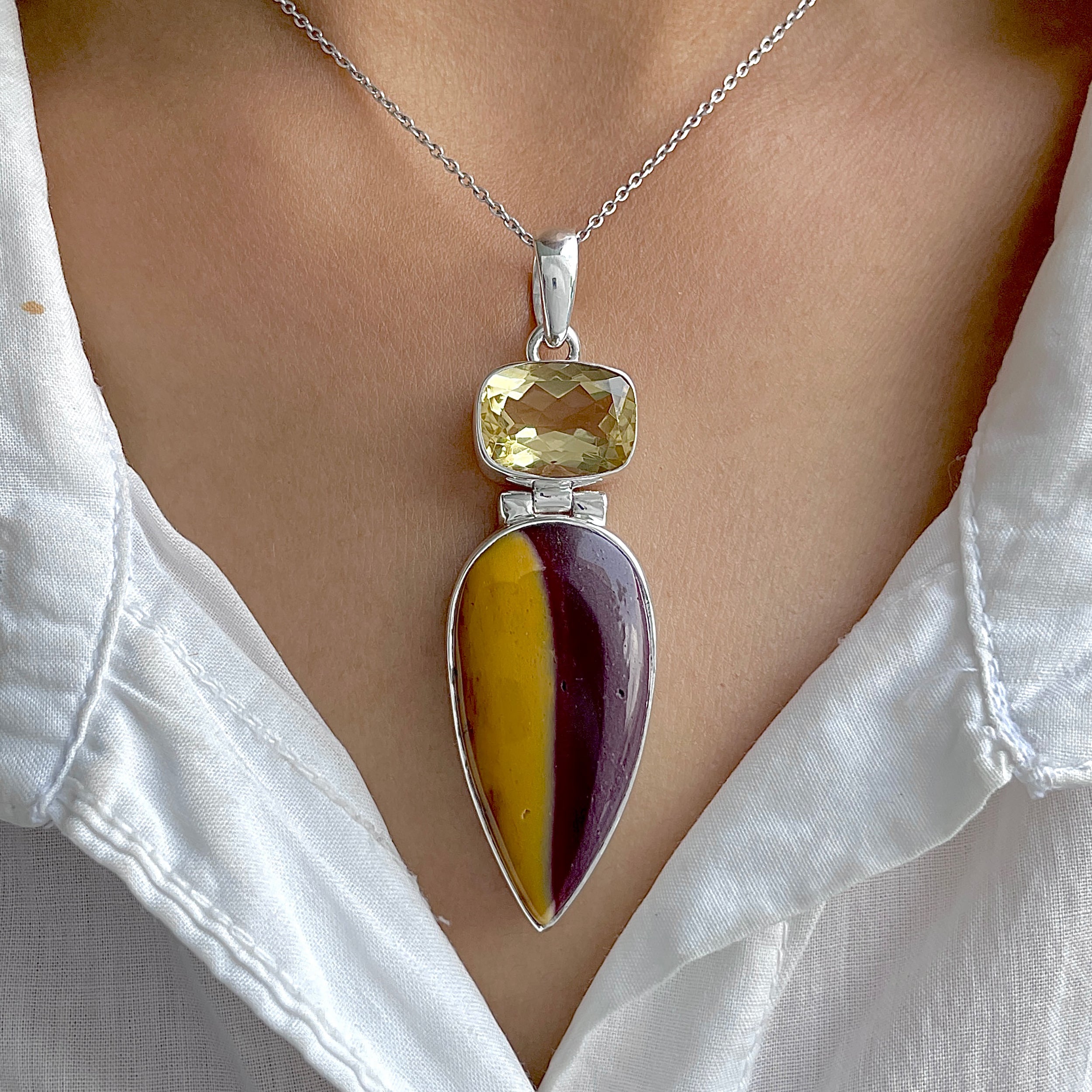 Mookaite Pendant-(MOK-P-59.)