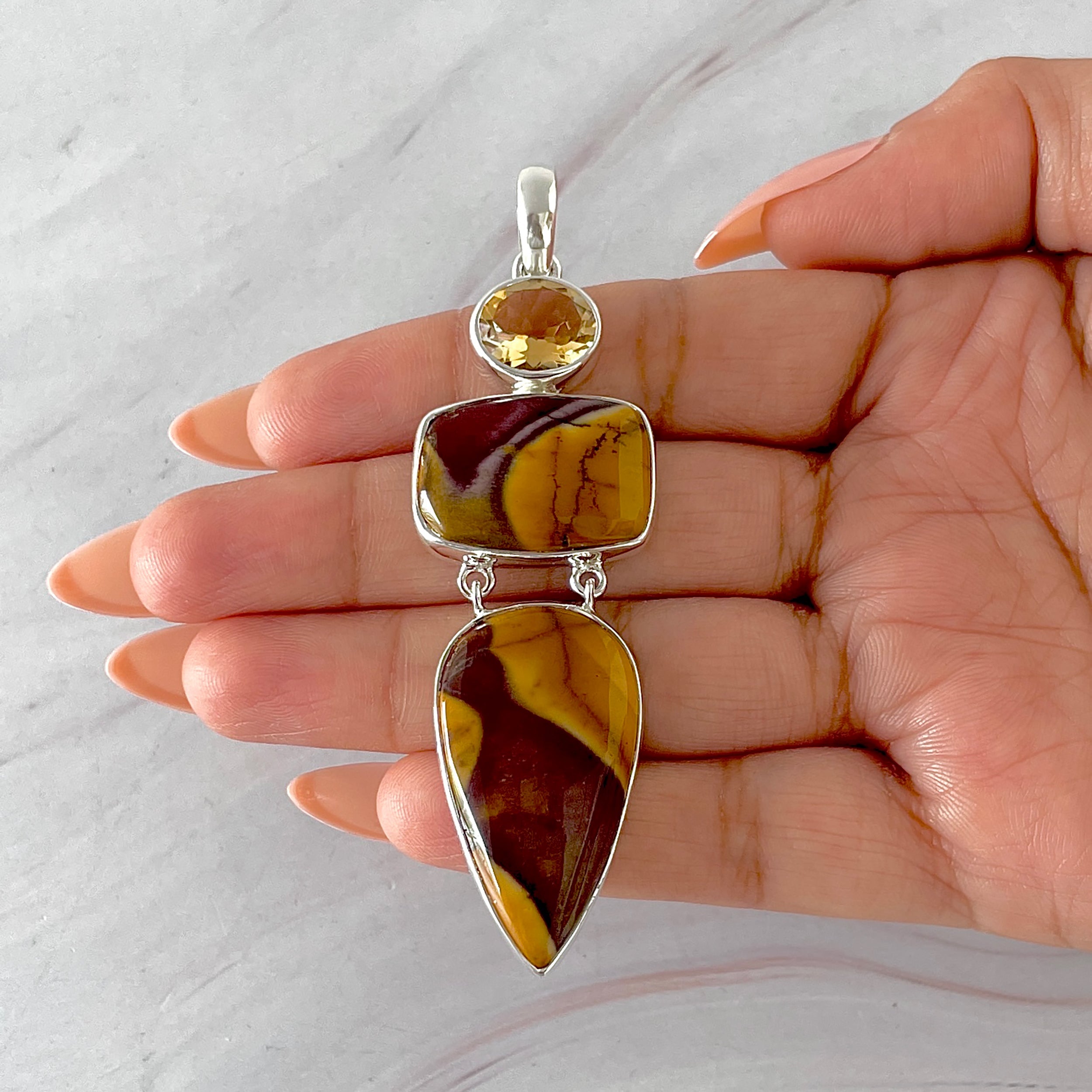 Mookaite Pendant-(MOK-P-61.)