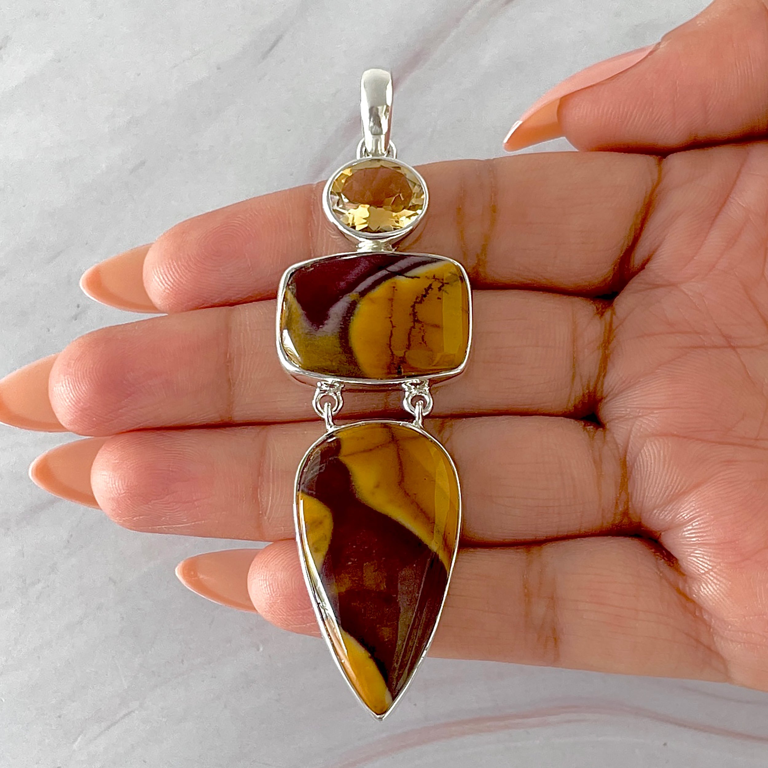 Mookaite Pendant-(MOK-P-61.)
