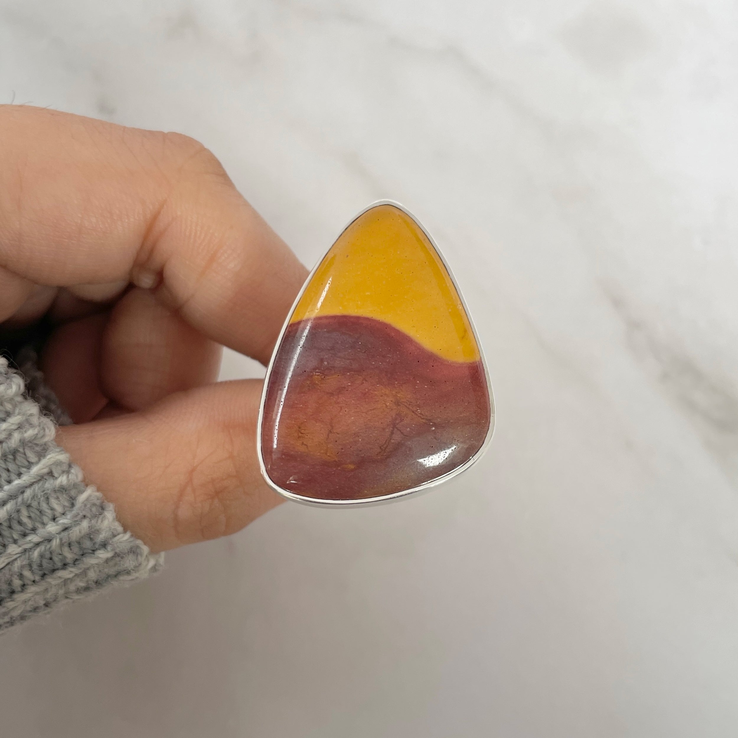 Mookaite Adjustable Ring-(MOK-R-10.)