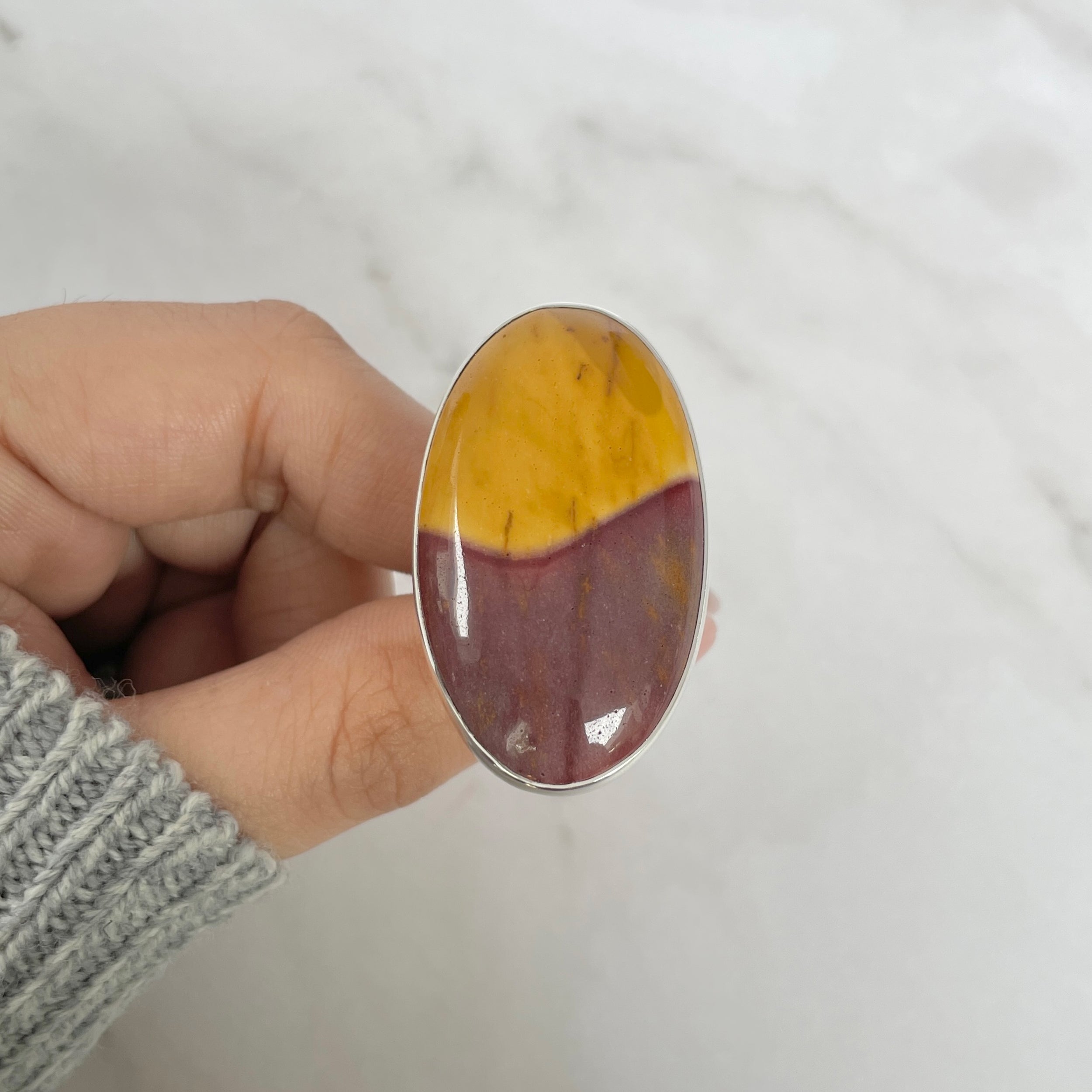 Mookaite Adjustable Ring-(MOK-R-3.)