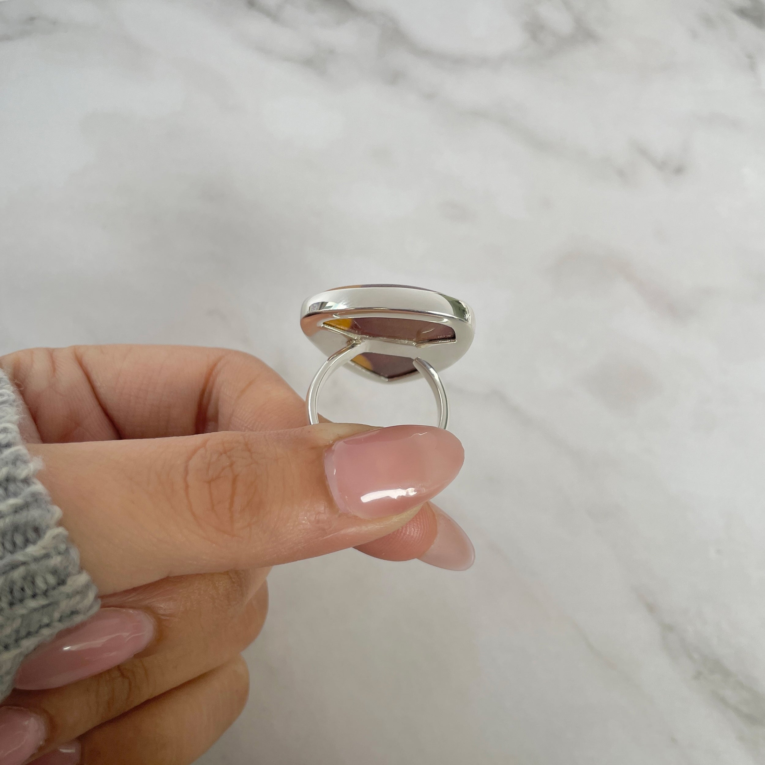 Mookaite Adjustable Ring-(MOK-R-9.)
