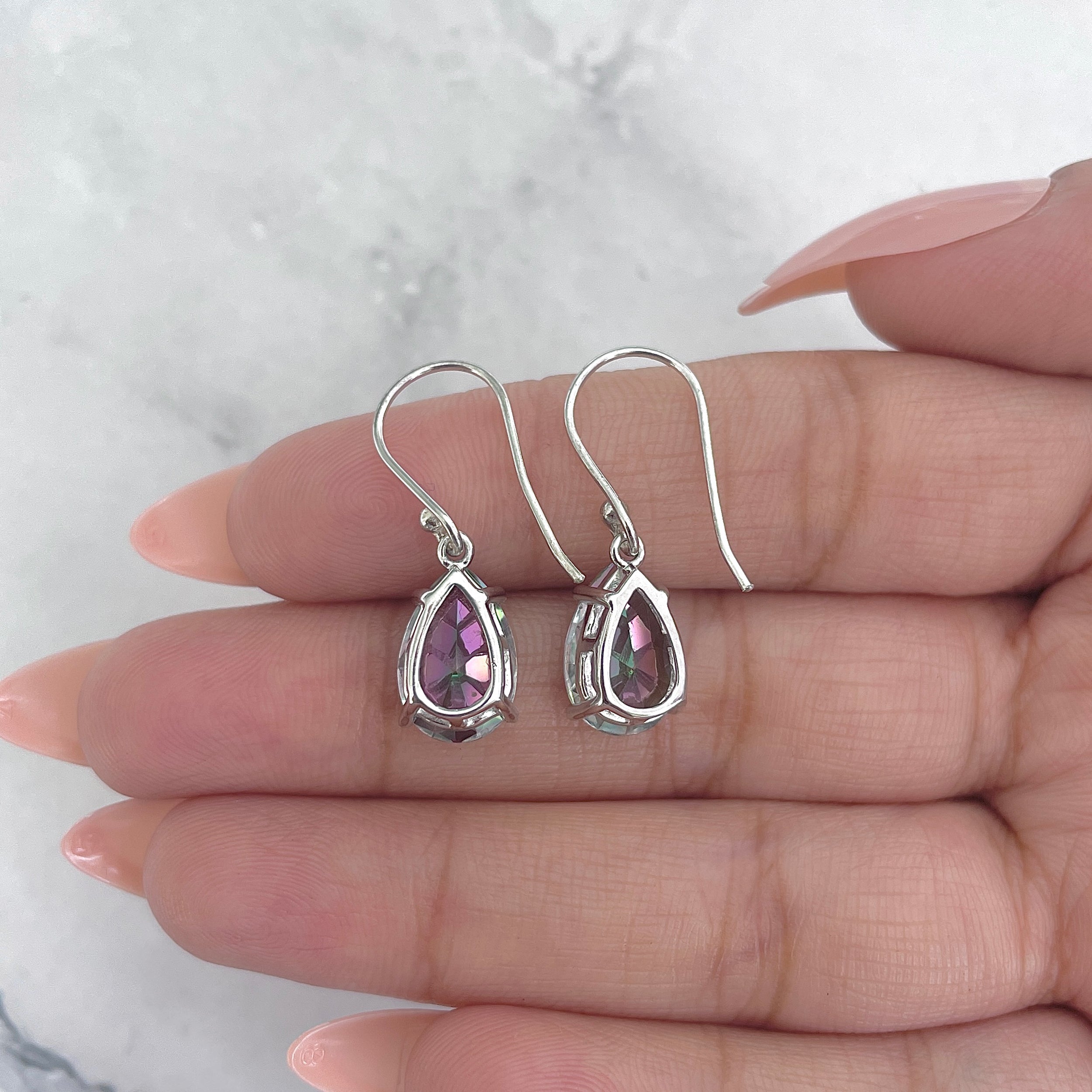 Mystic Topaz Earring-(MST-RDE-870.)