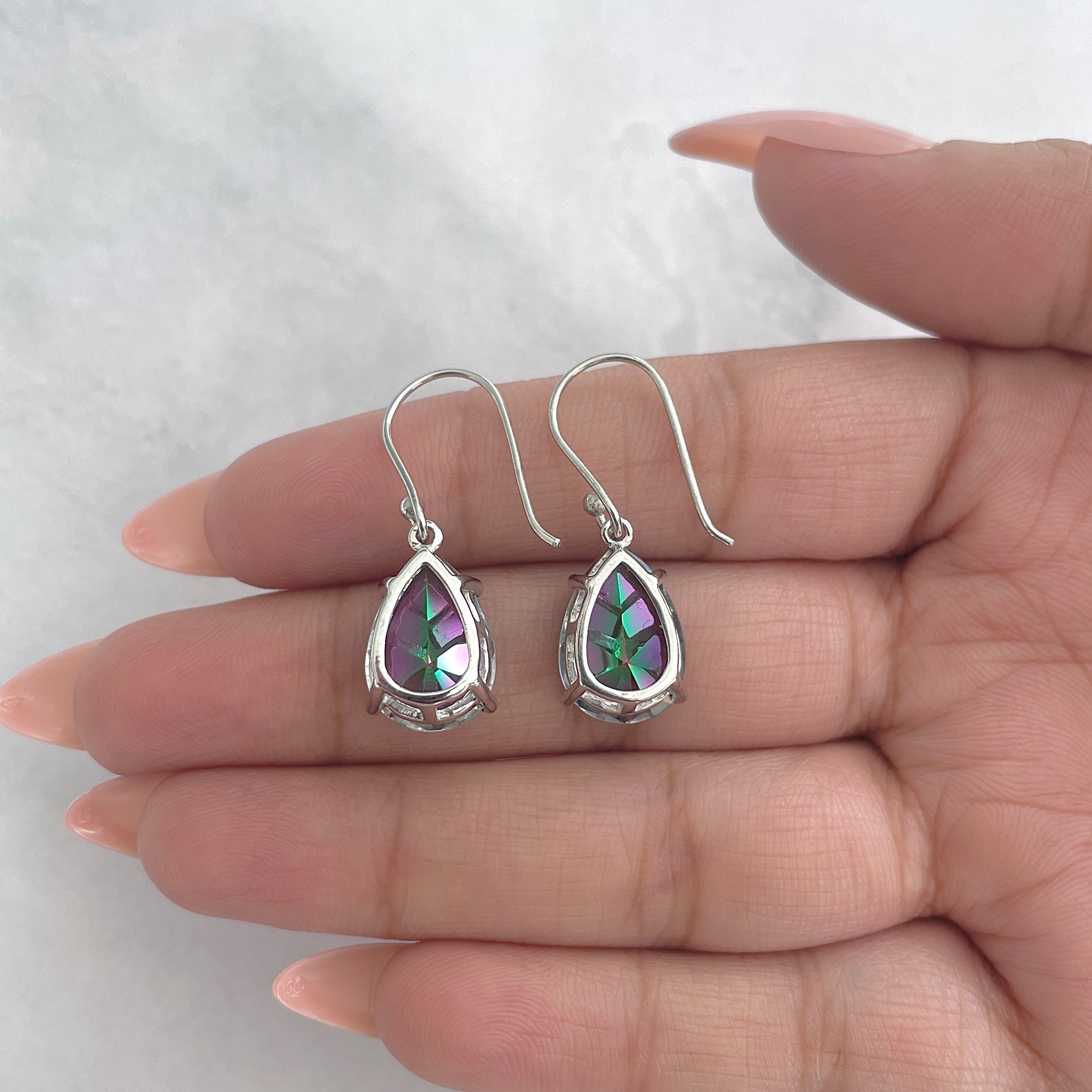 Mystic Topaz Earring-(MST-RDE-871.)