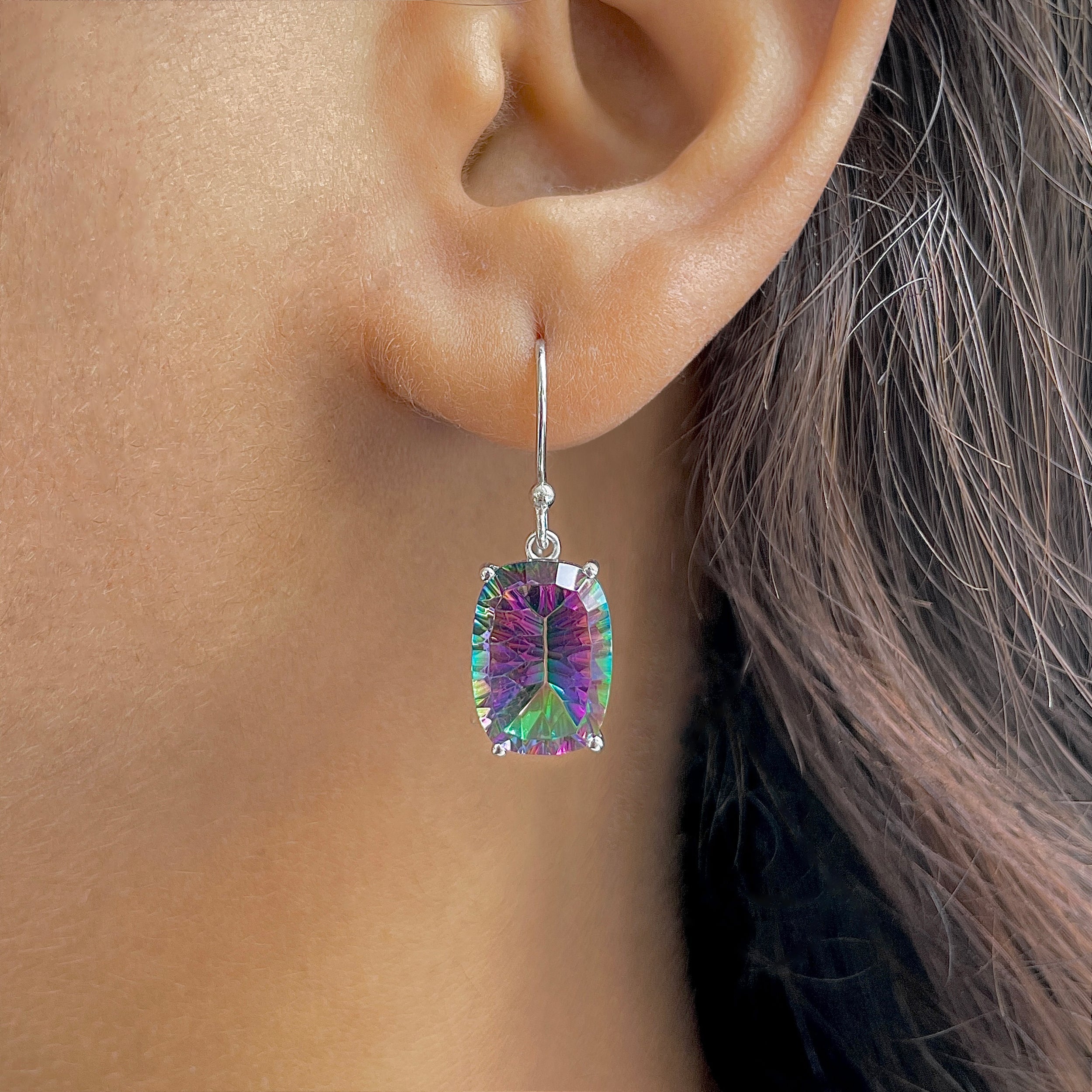 Mystic Topaz Earring-(MST-RDE-978.)