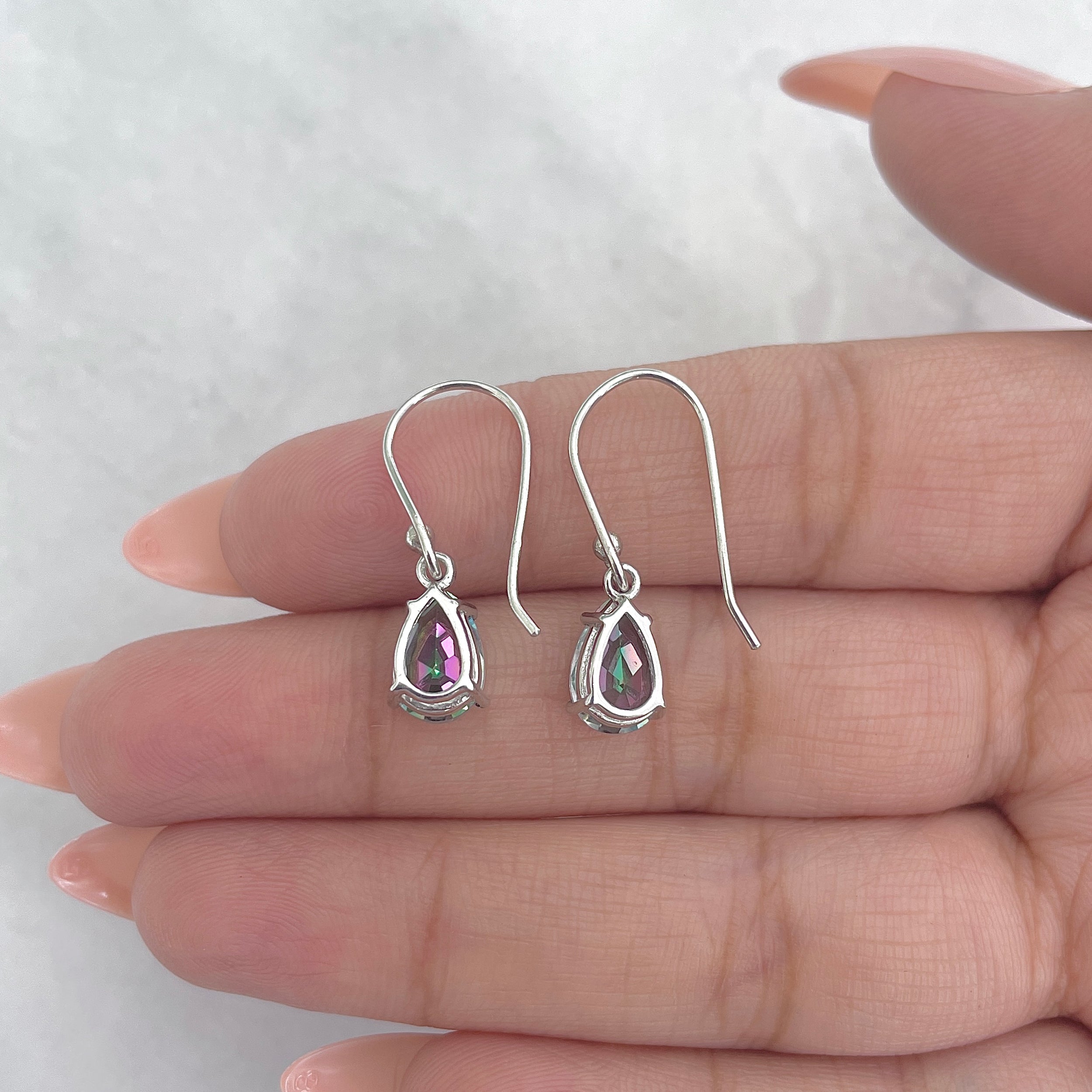 Mystic Topaz Earring-(MST-RDE-980.)