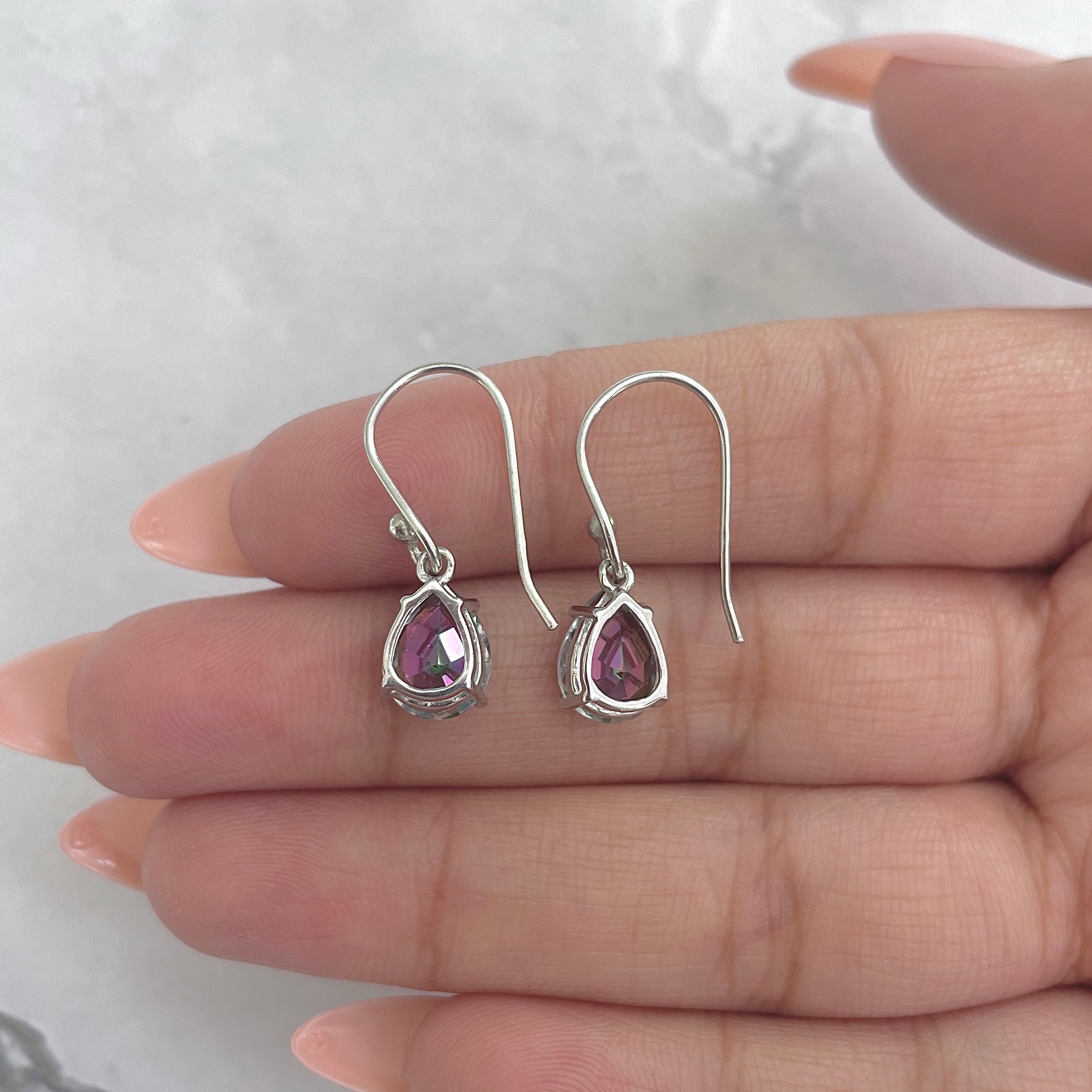 Mystic Topaz Earring-(MST-RDE-981.)