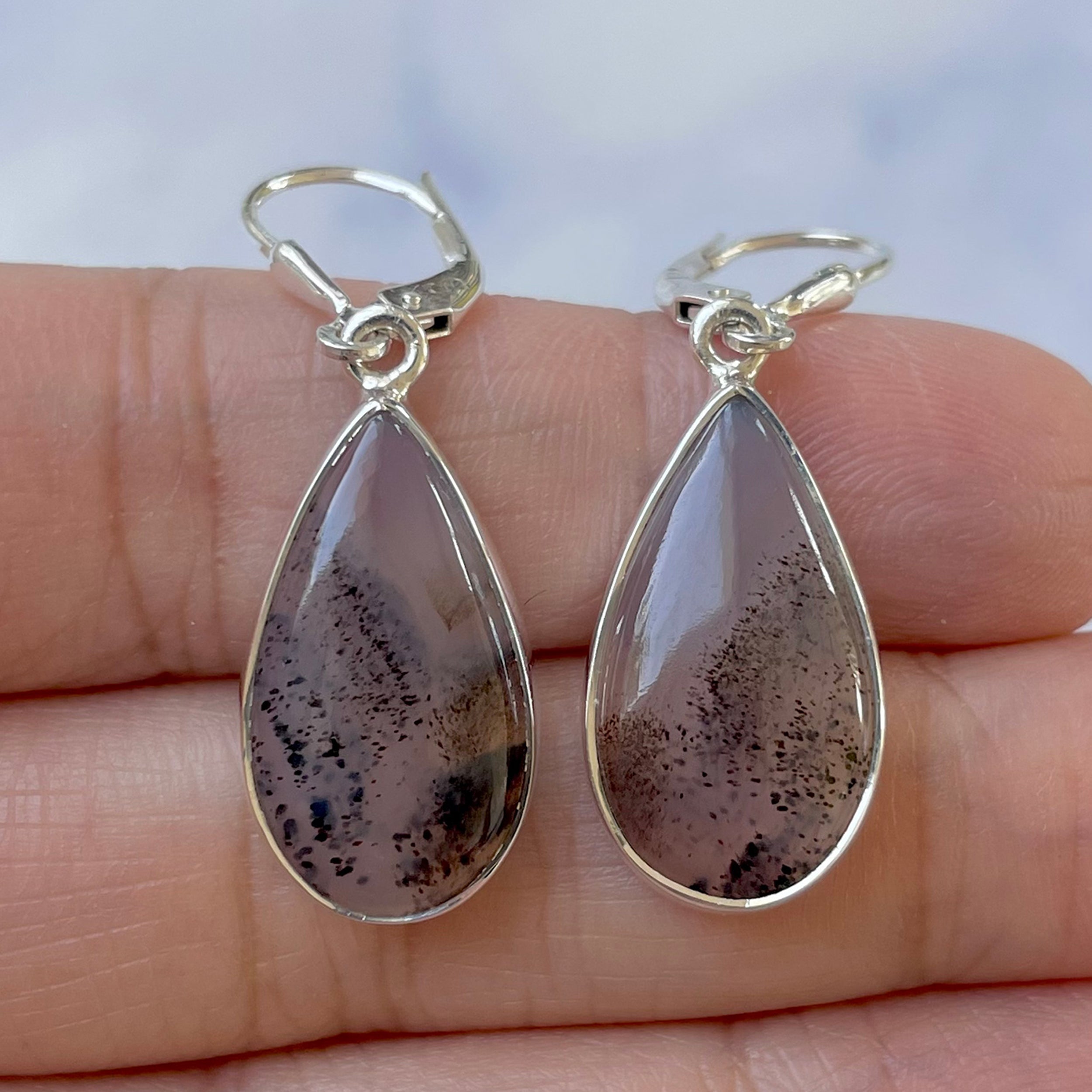 Montana Agate Earring-(MTA-E-13.)