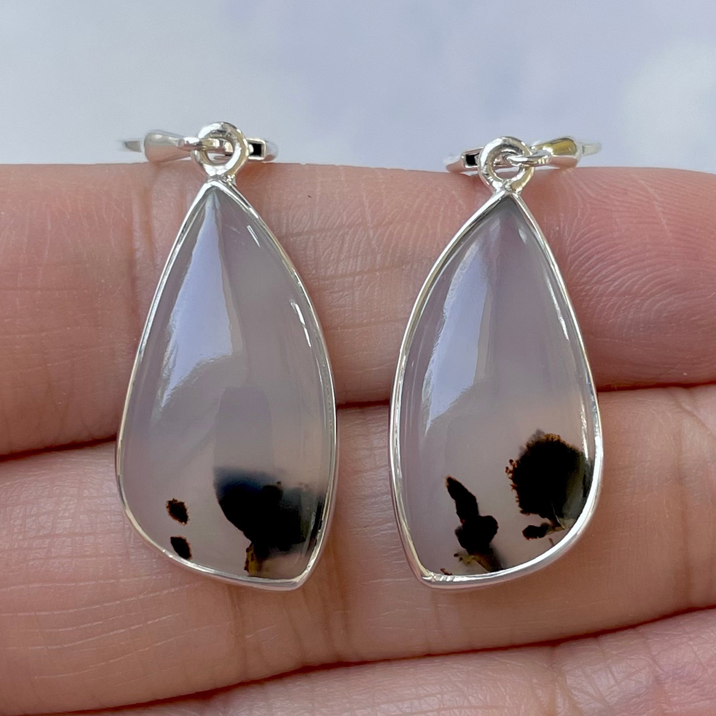 Montana Agate Earring-(MTA-E-14.)