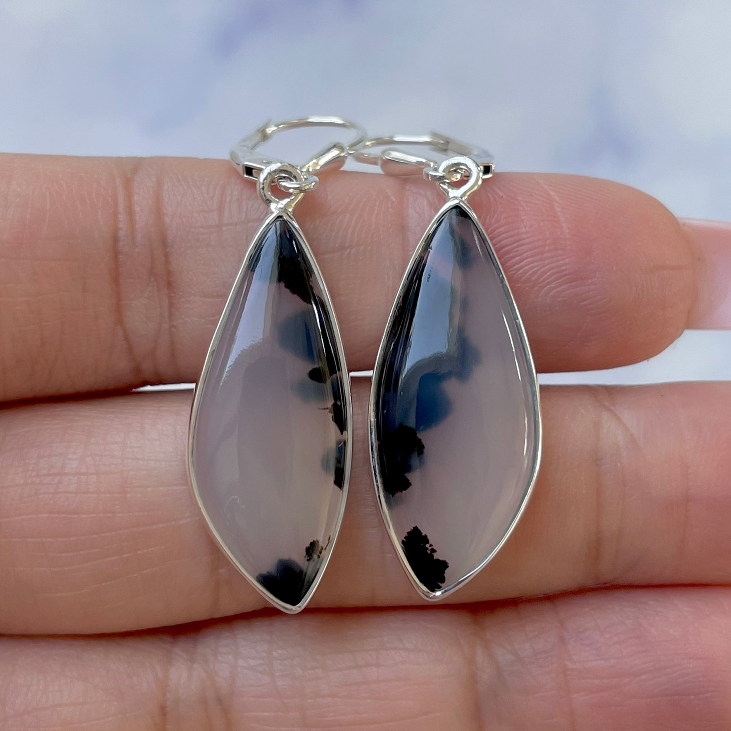 Montana Agate Earring-(MTA-E-5.)