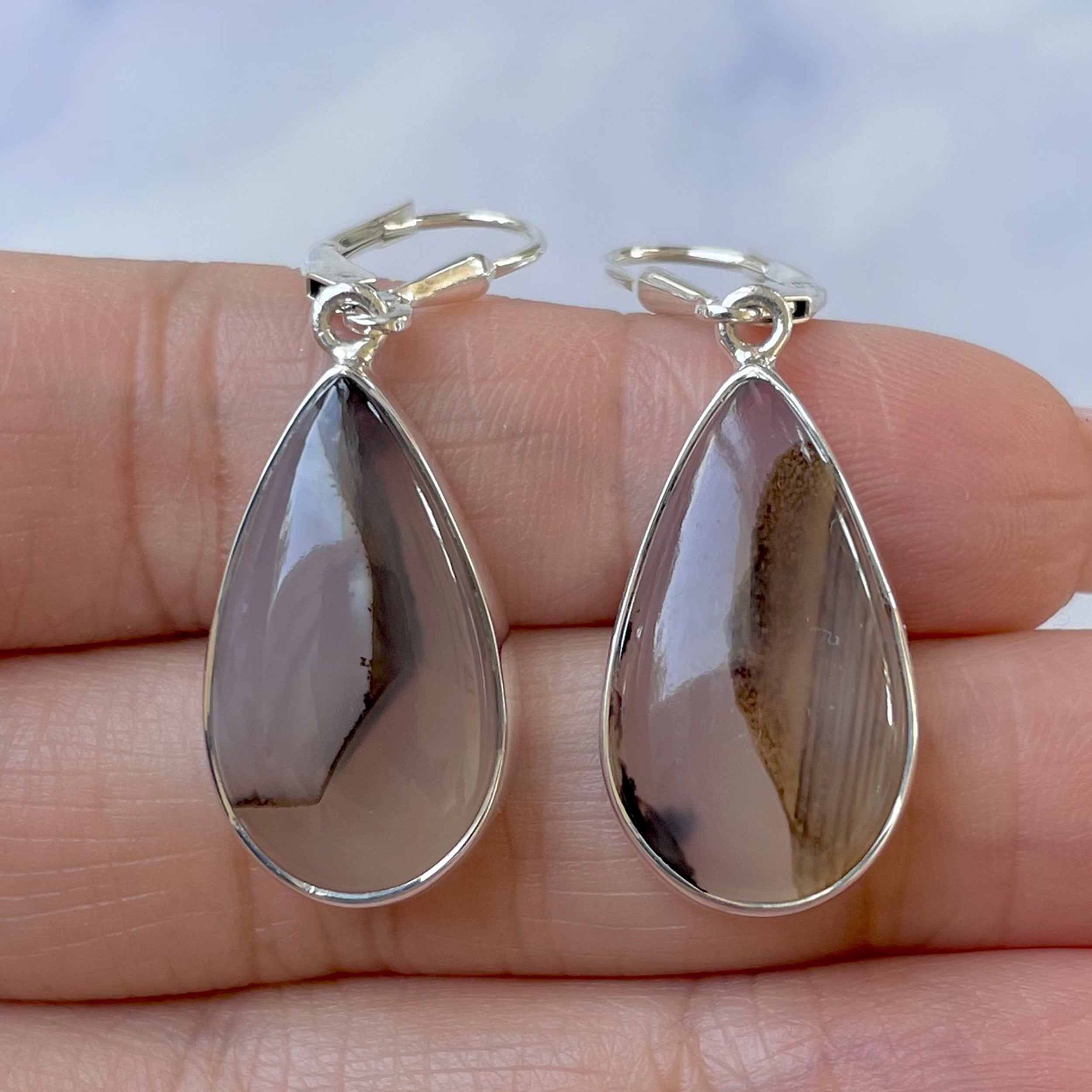 Montana Agate Earring-(MTA-E-8.)