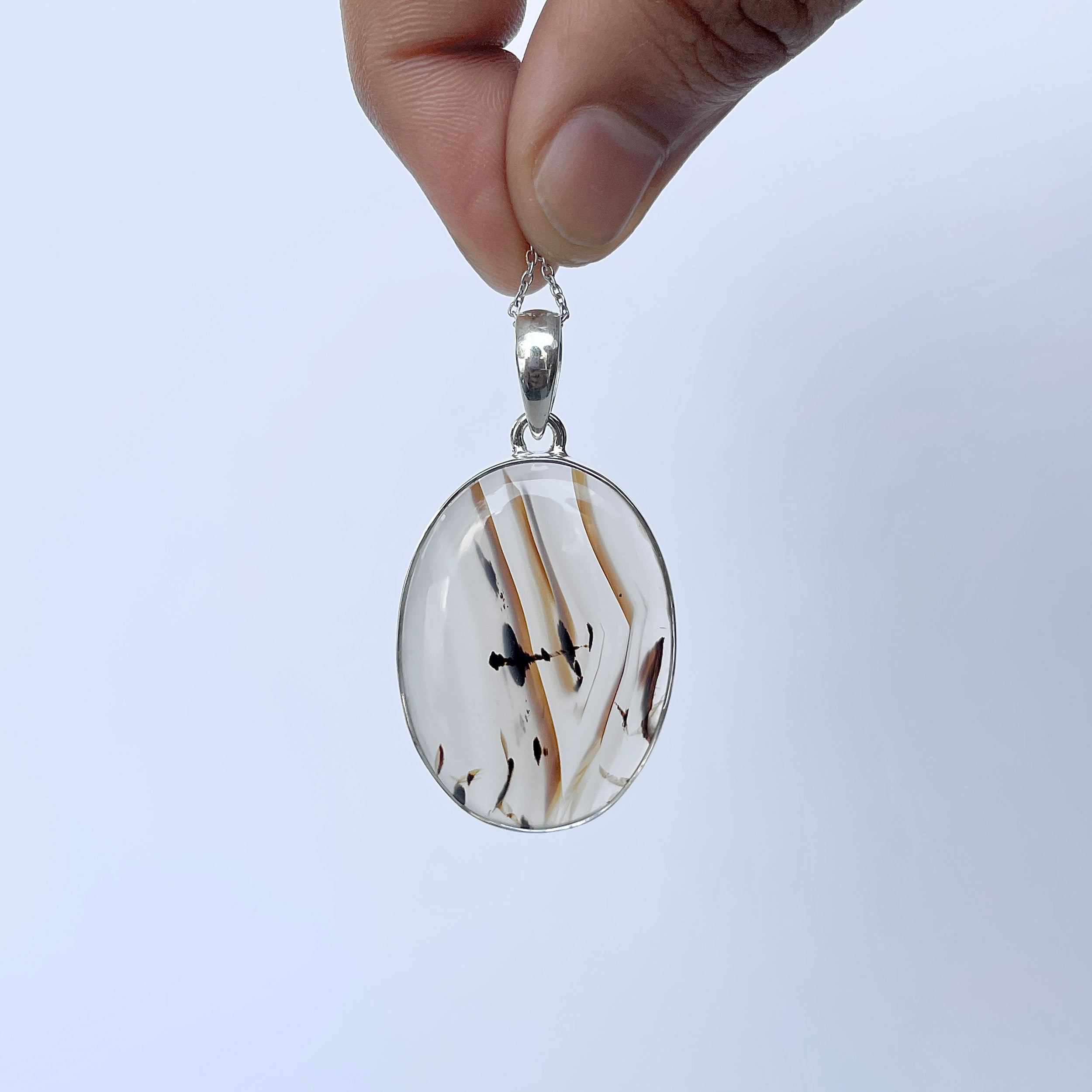 Montana Agate Pendant-(MTA-P-100.)