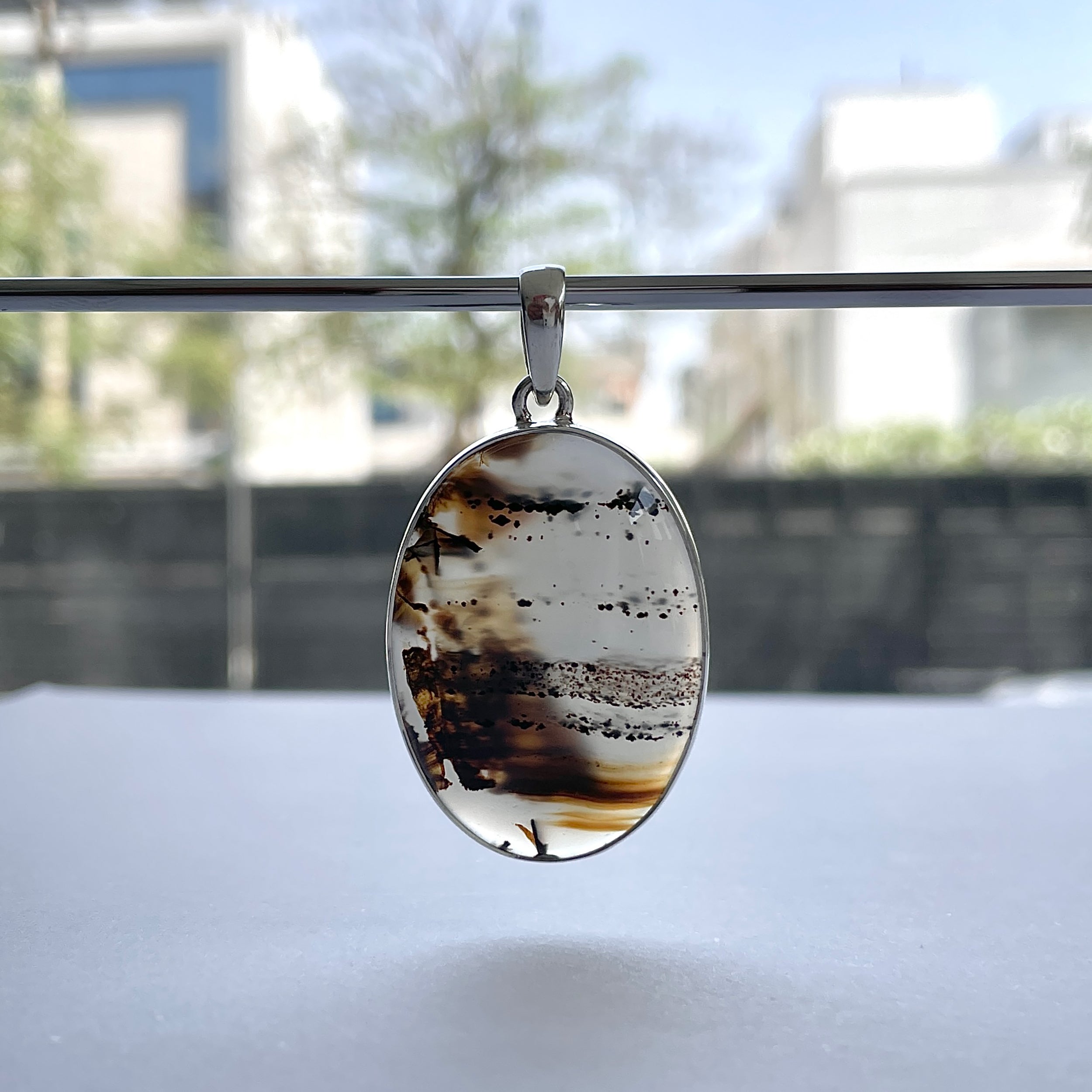 Montana Agate Pendant-(MTA-P-101.)