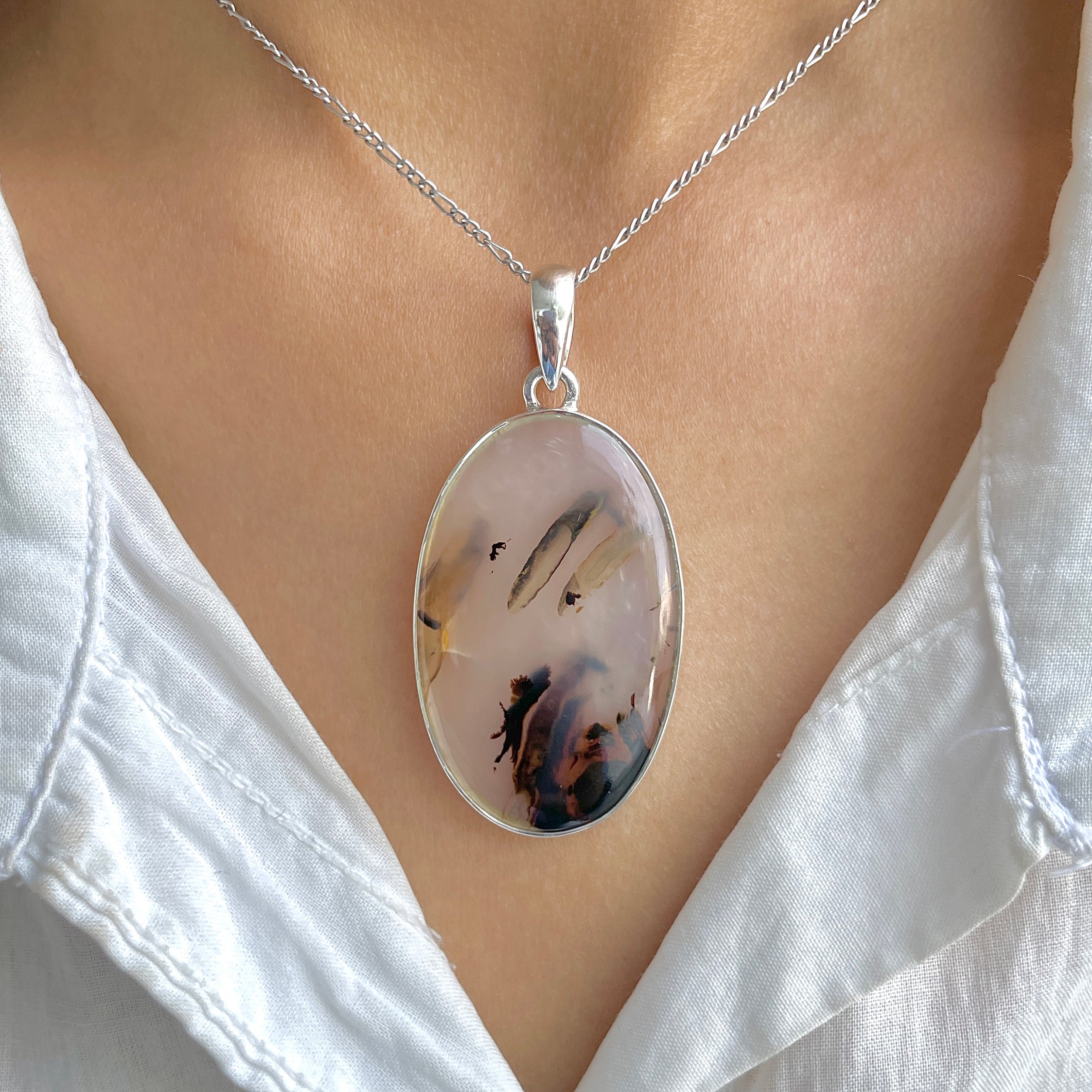 Montana Agate Pendant-(MTA-P-102.)