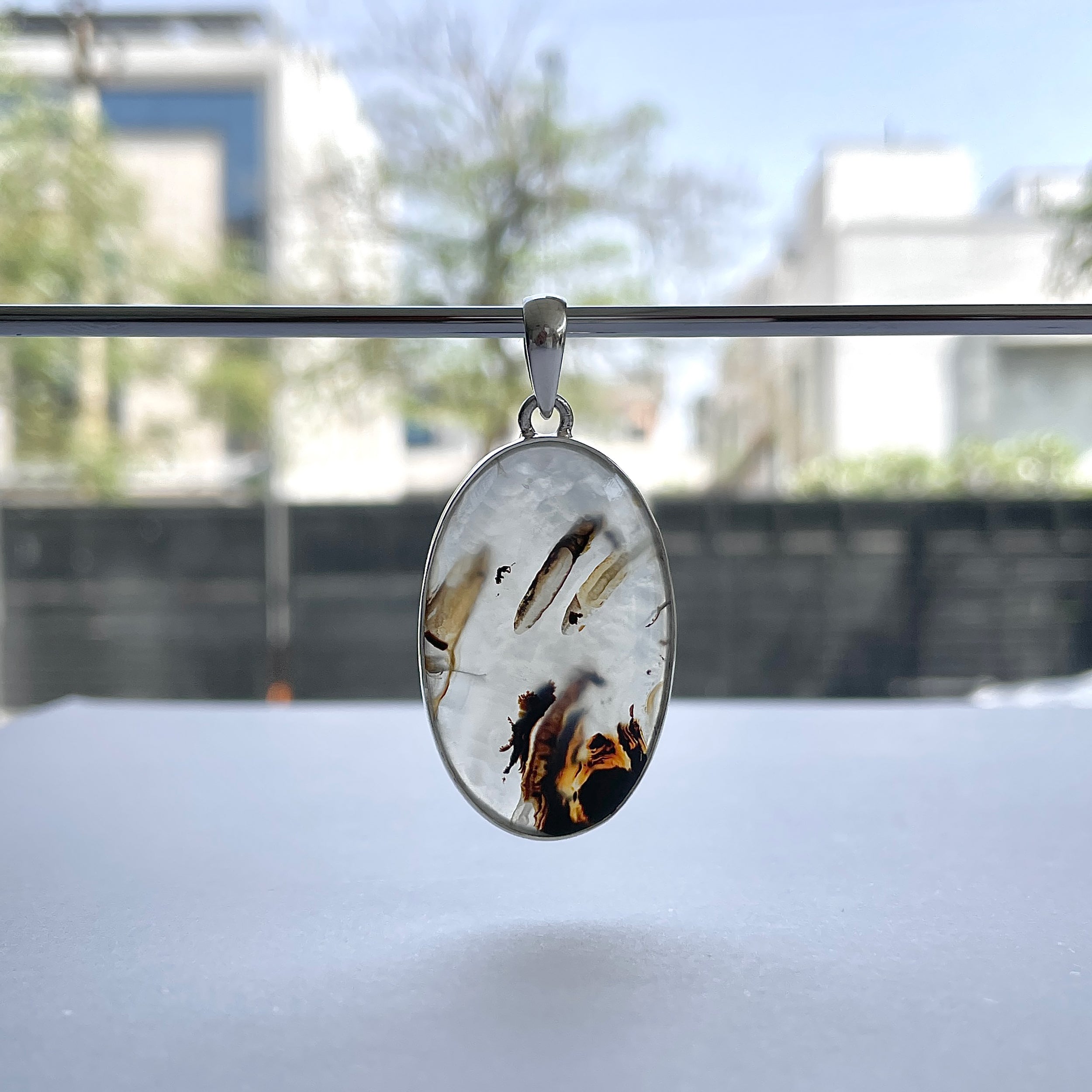 Montana Agate Pendant-(MTA-P-102.)