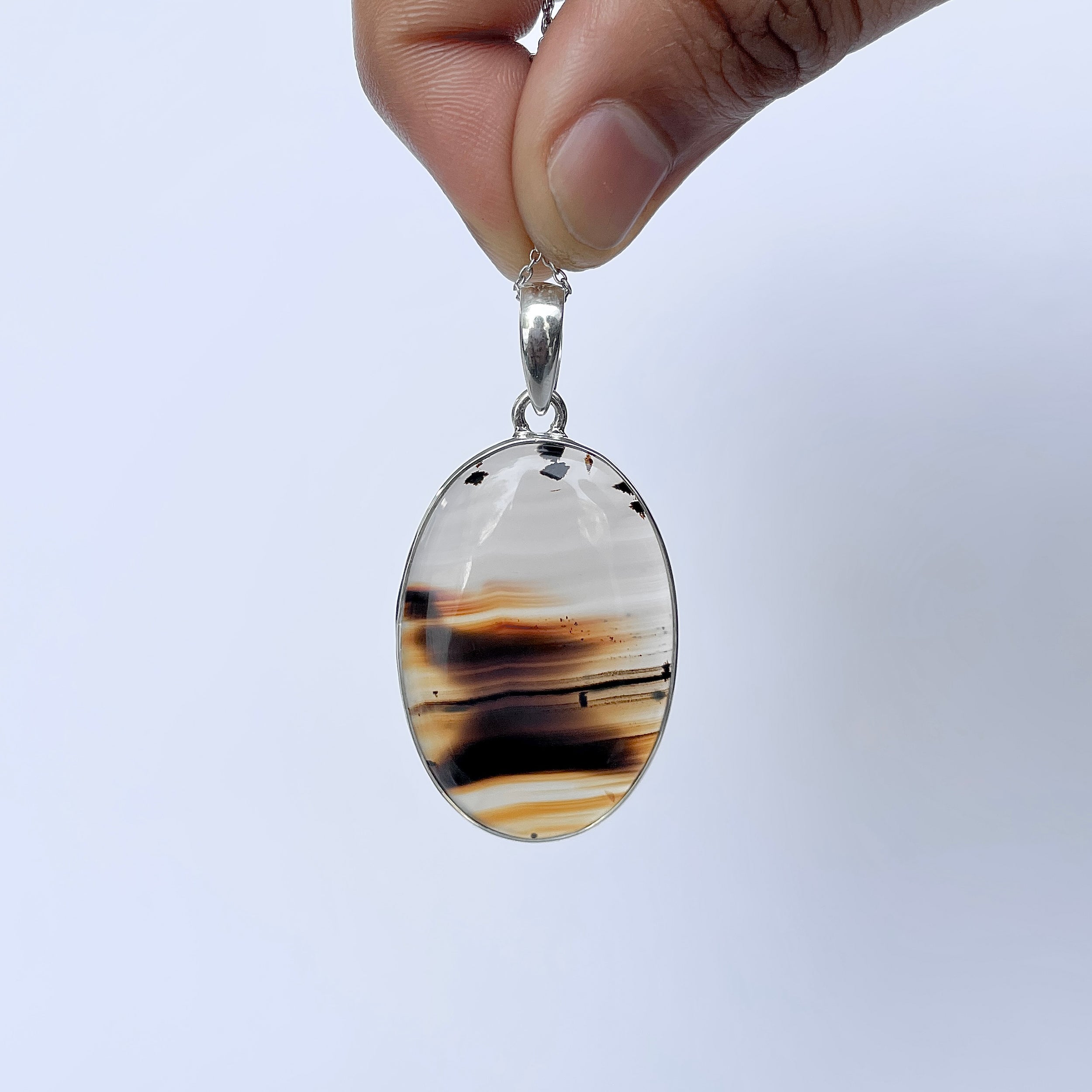 Montana Agate Pendant-(MTA-P-103.)