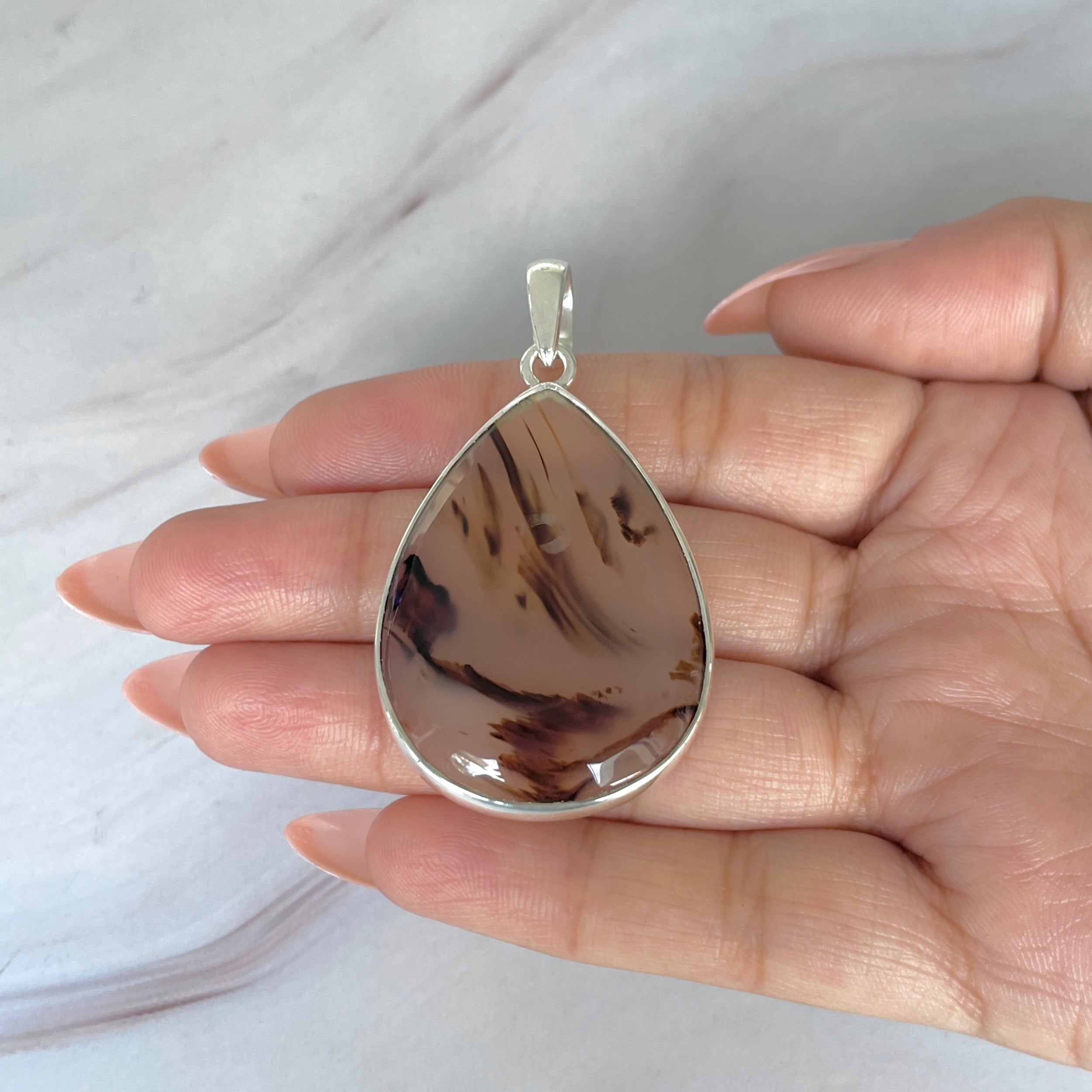 Montana Agate Pendant-(MTA-P-104.)