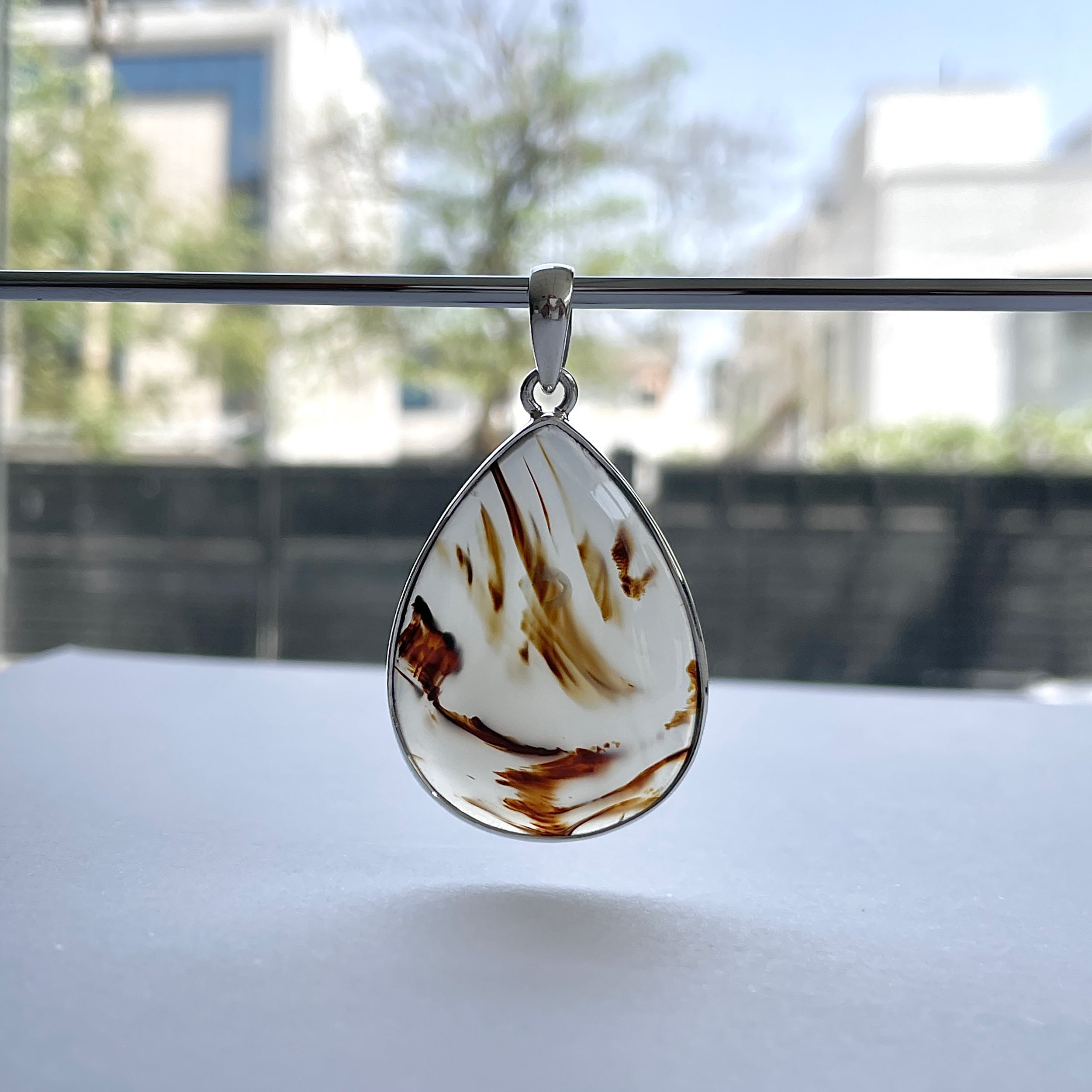 Montana Agate Pendant-(MTA-P-104.)