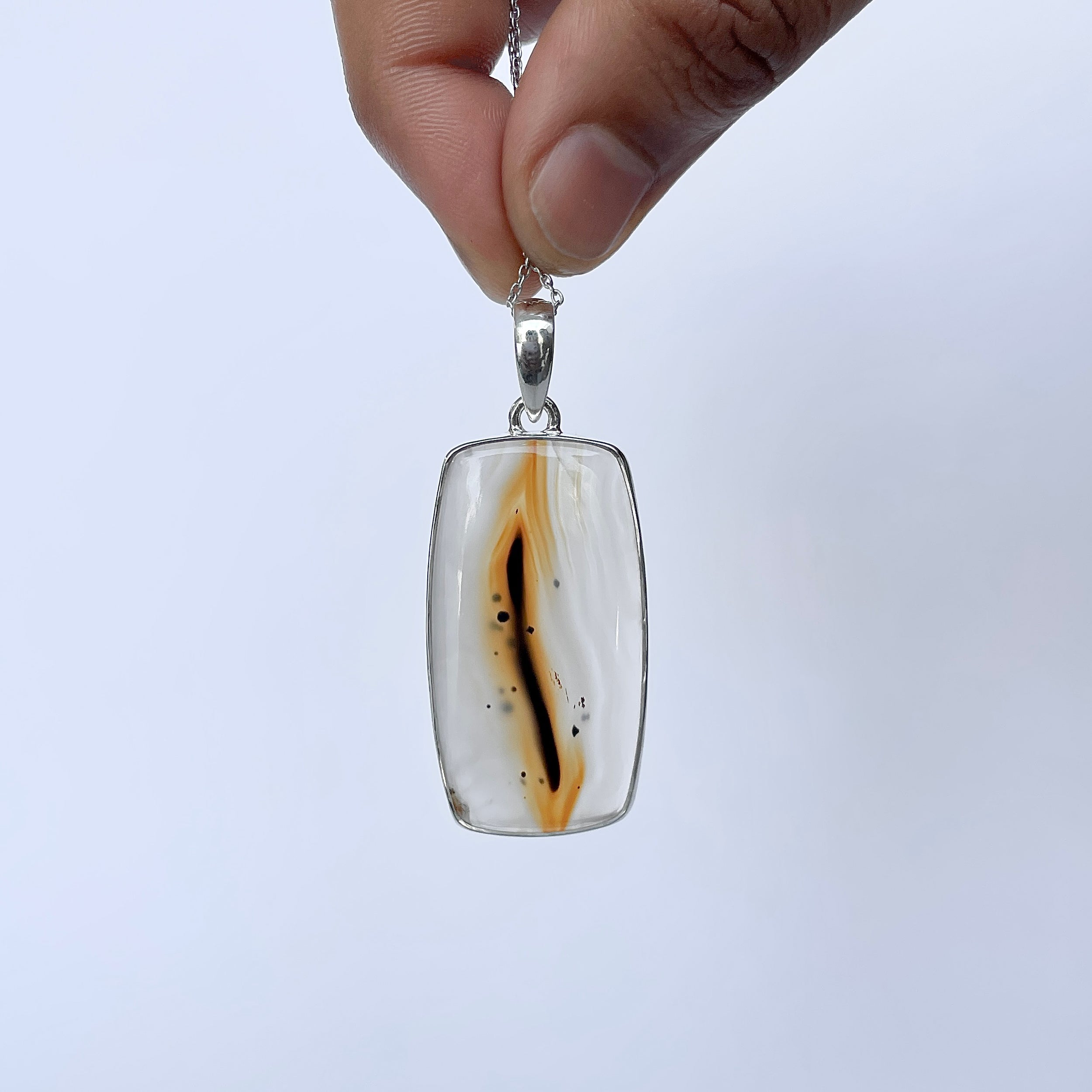 Montana Agate Pendant-(MTA-P-106.)