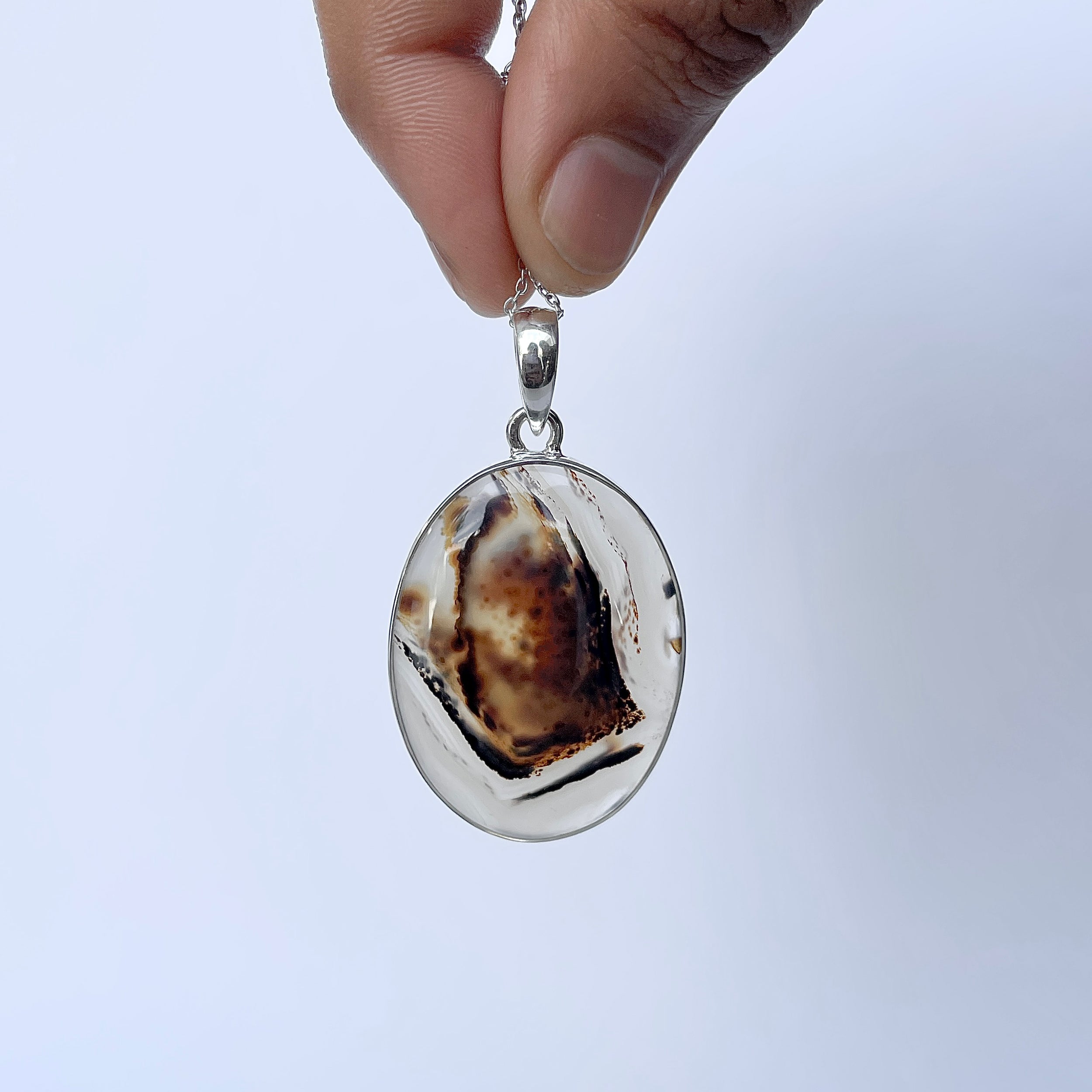 Montana Agate Pendant-(MTA-P-107.)
