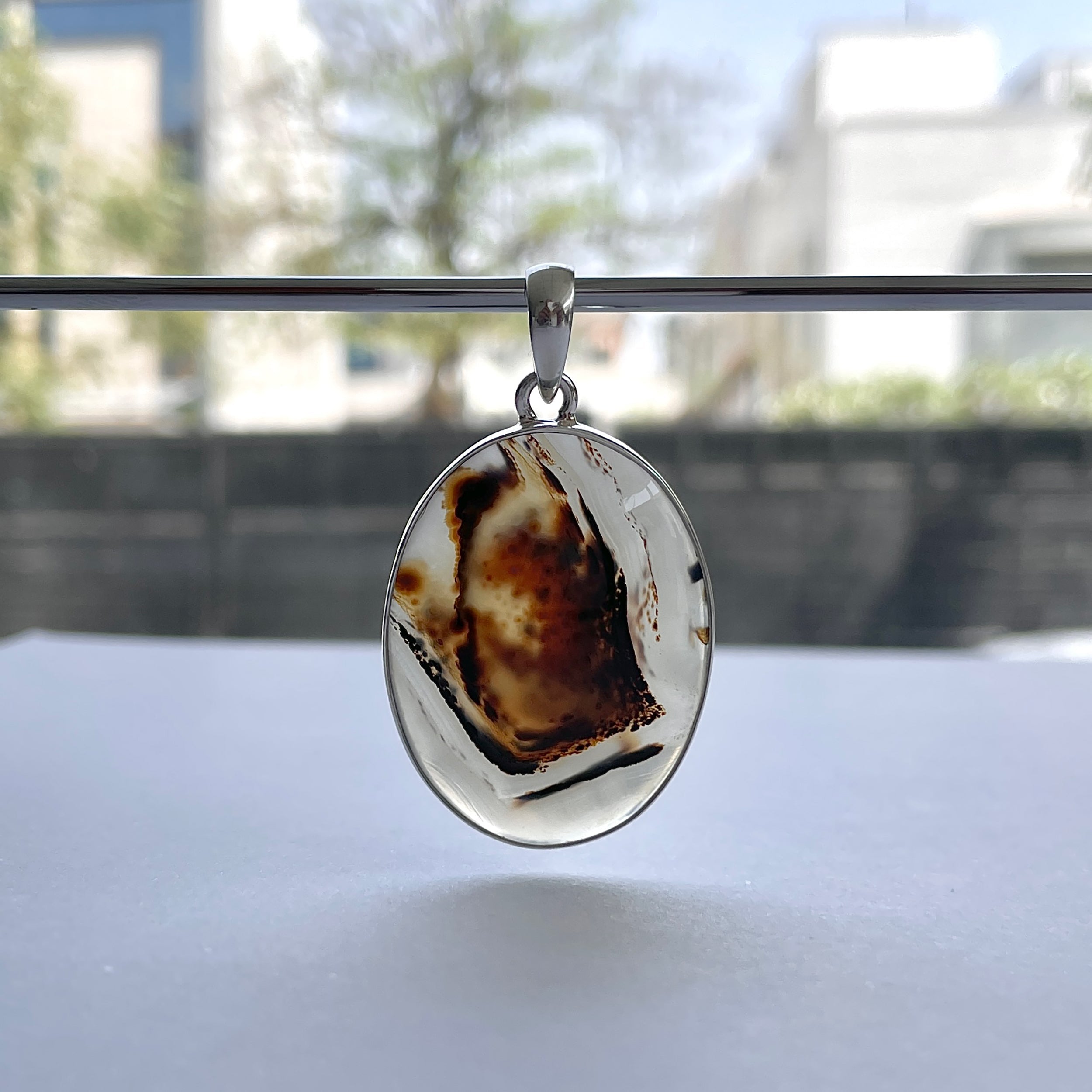 Montana Agate Pendant-(MTA-P-107.)