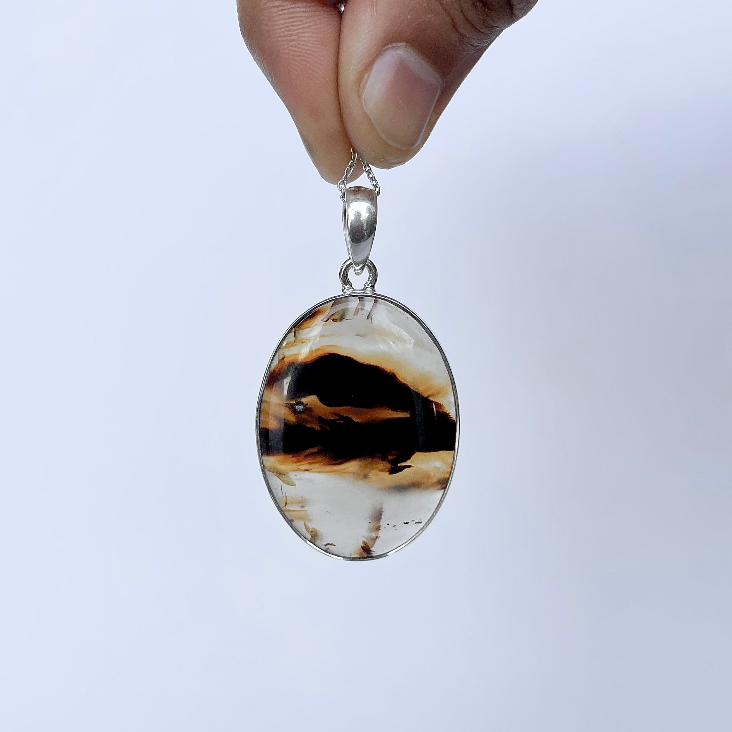 Montana Agate Pendant-(MTA-P-108.)