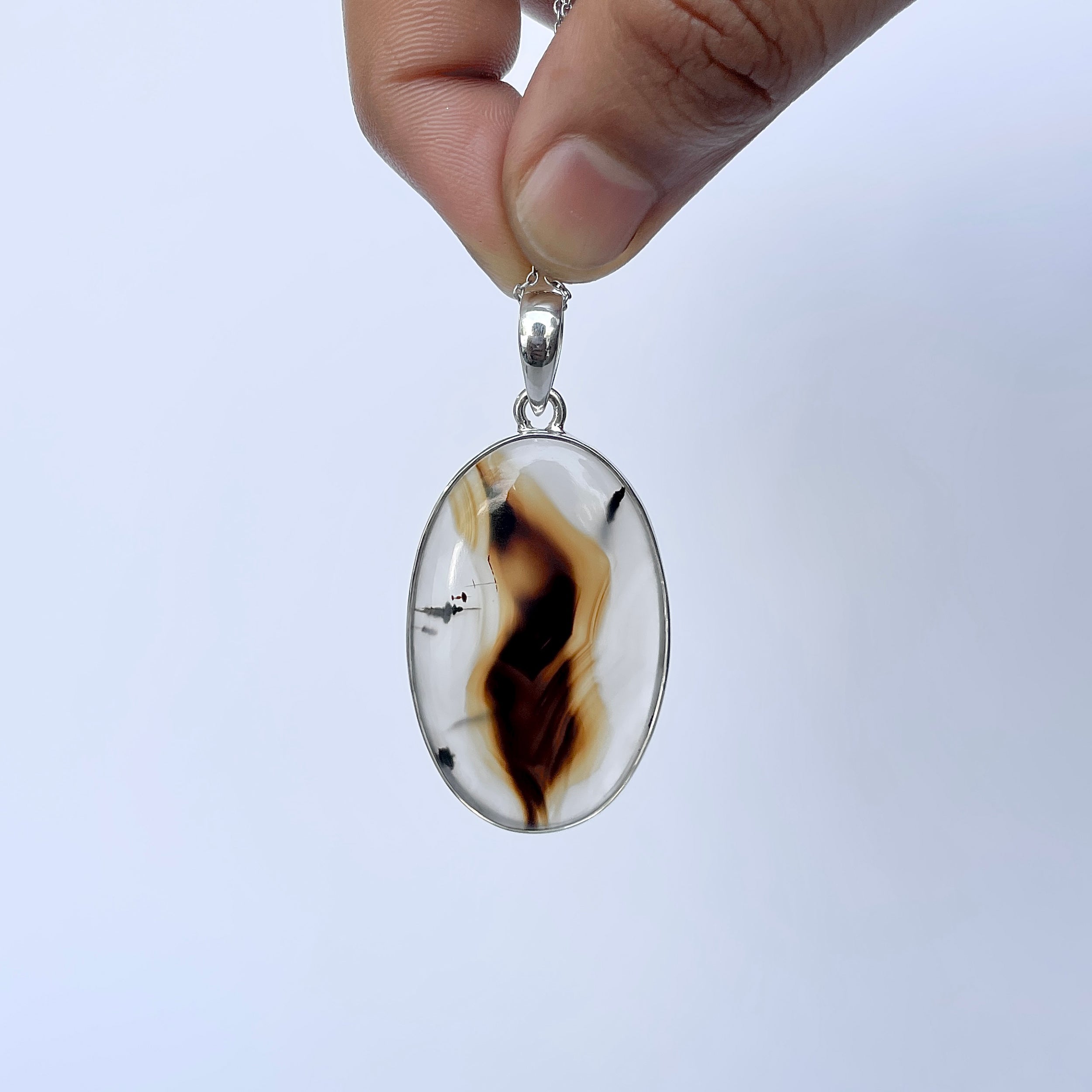 Montana Agate Pendant-(MTA-P-109.)