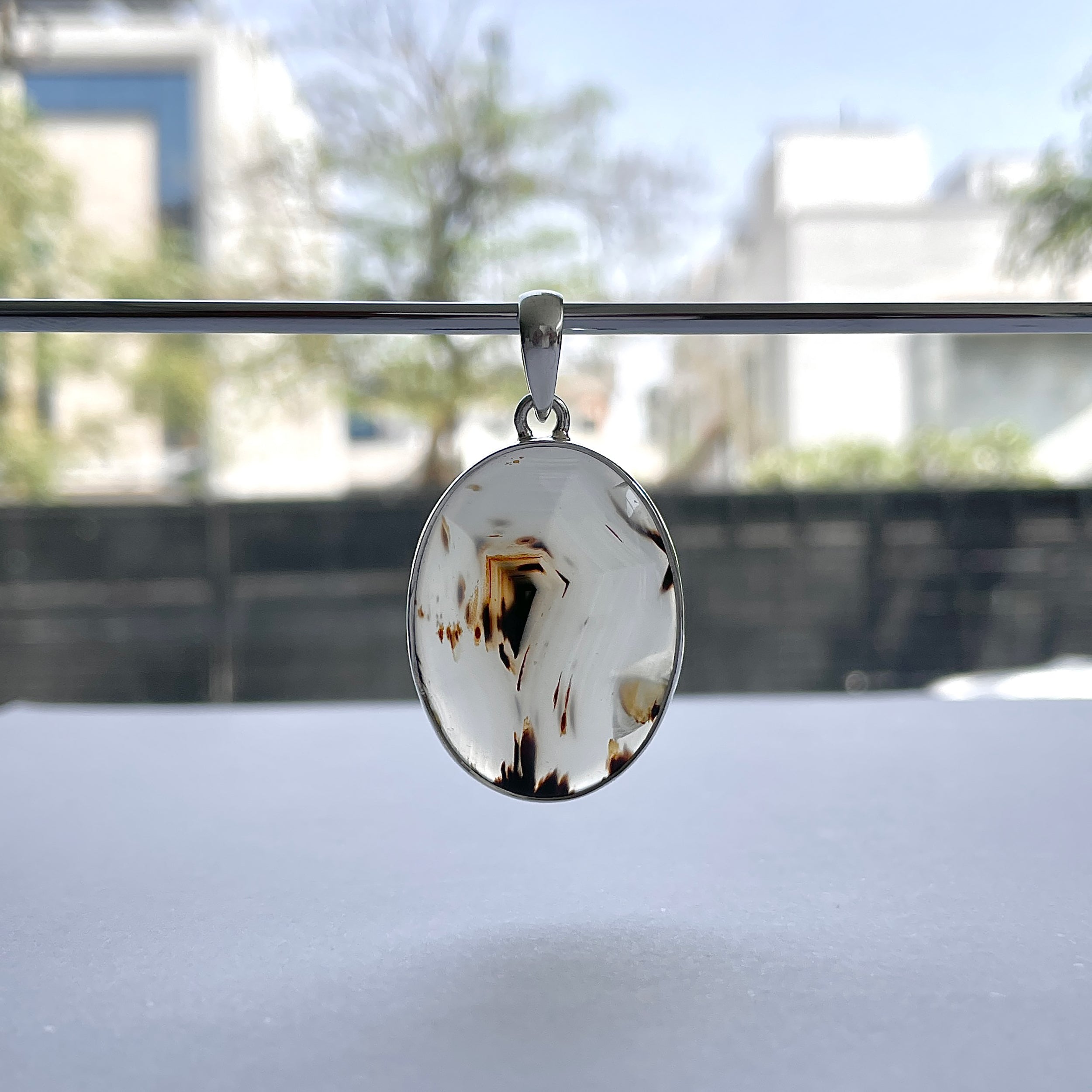 Montana Agate Pendant-(MTA-P-110.)