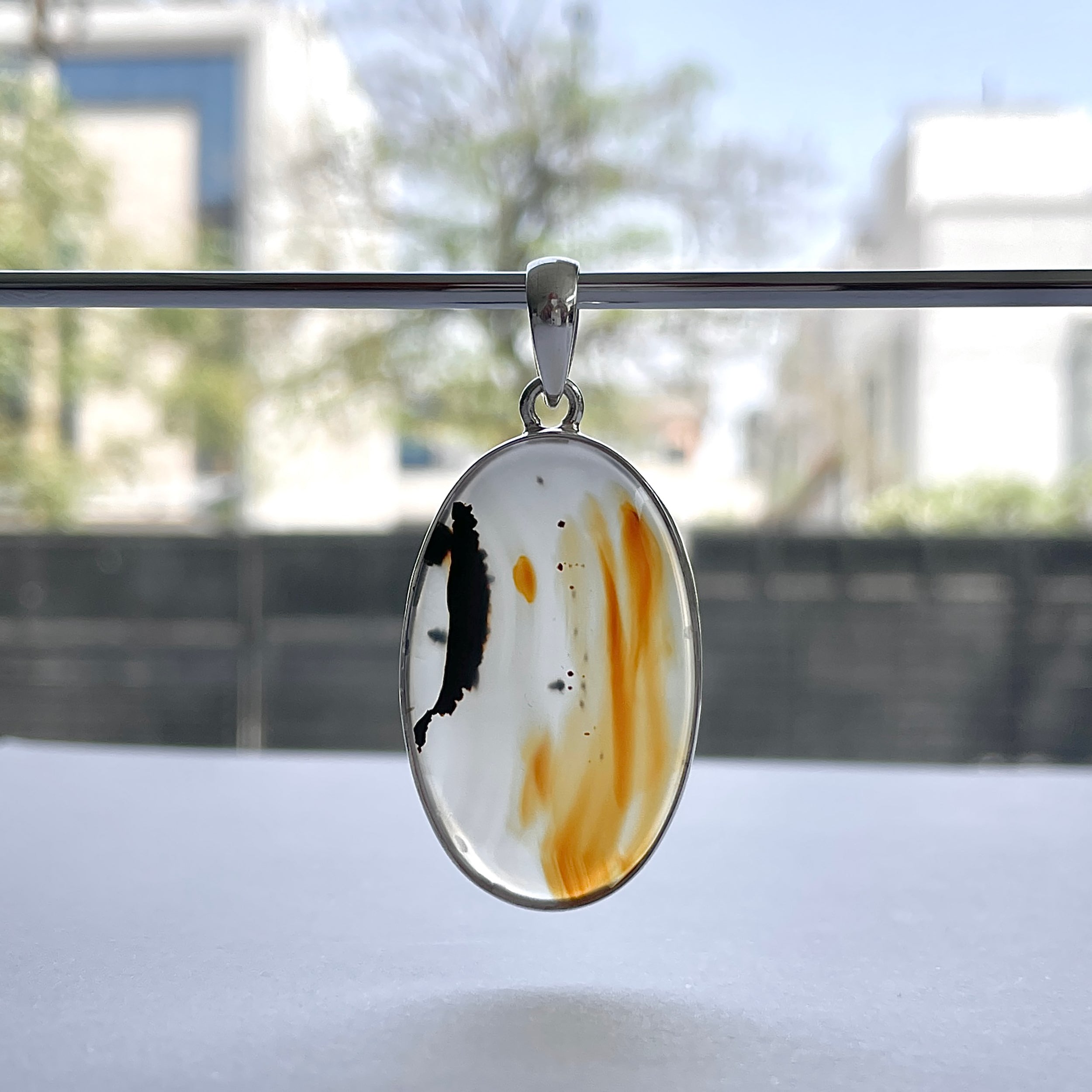 Montana Agate Pendant-(MTA-P-111.)