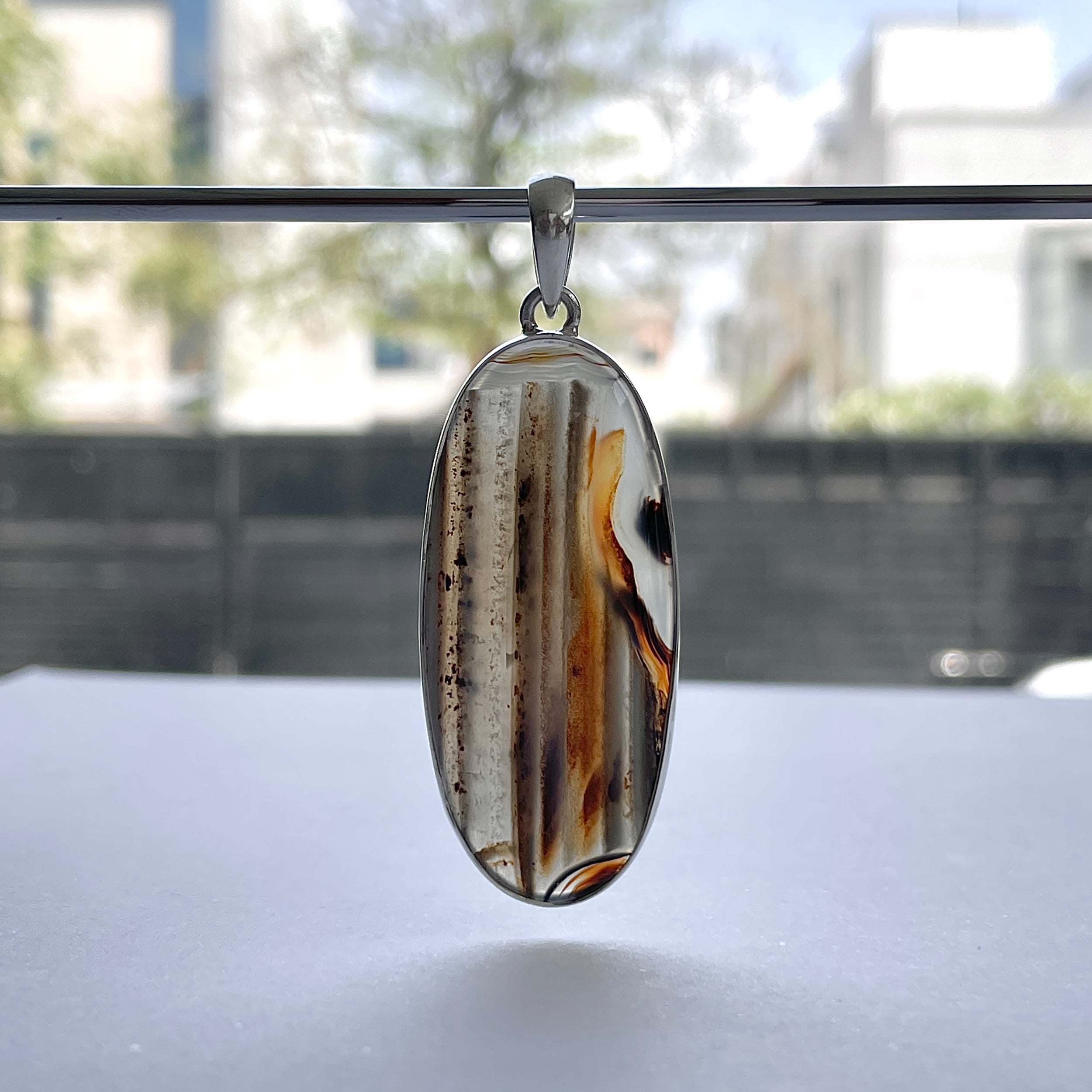 Montana Agate Pendant-(MTA-P-112.)