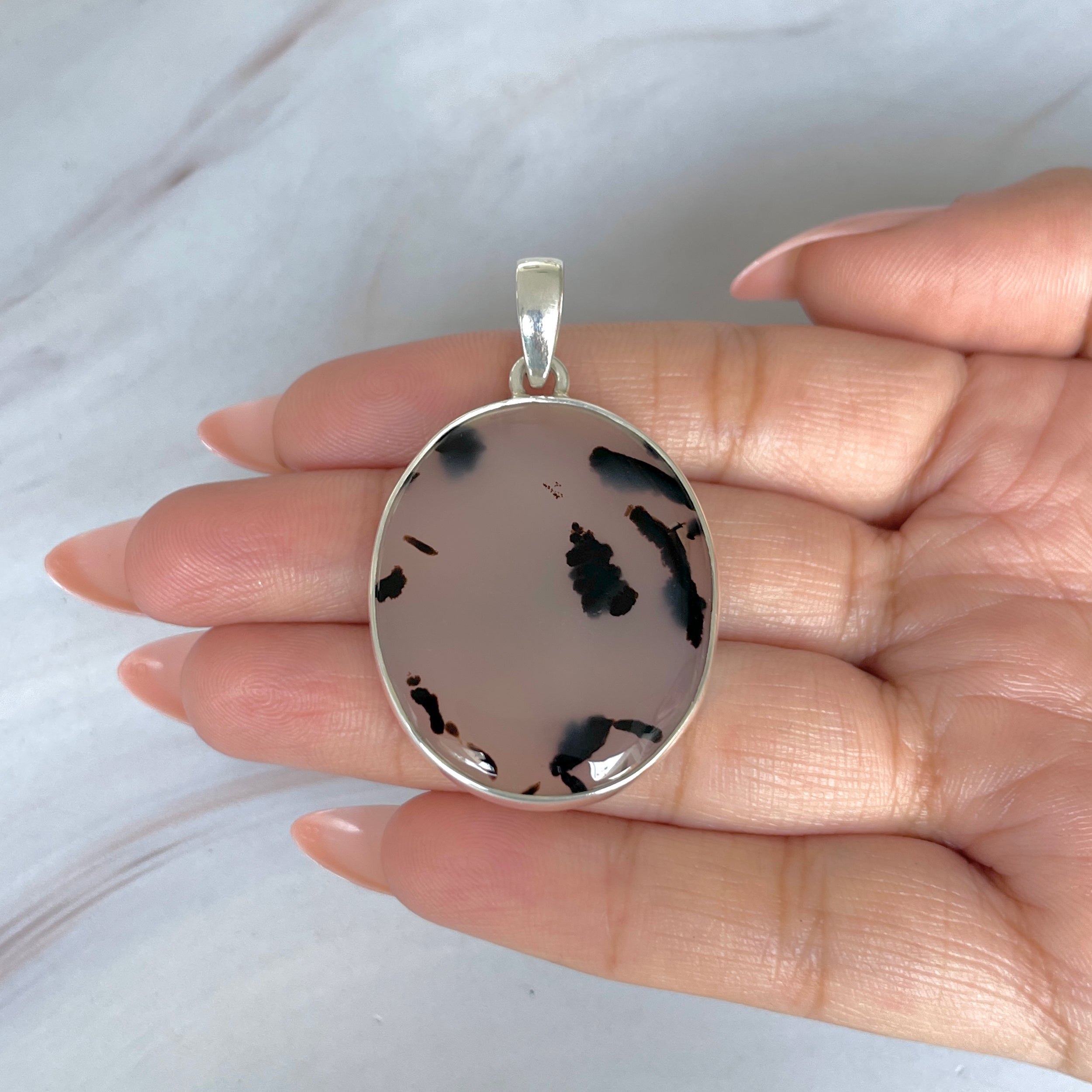 Montana Agate Pendant-(MTA-P-114.)