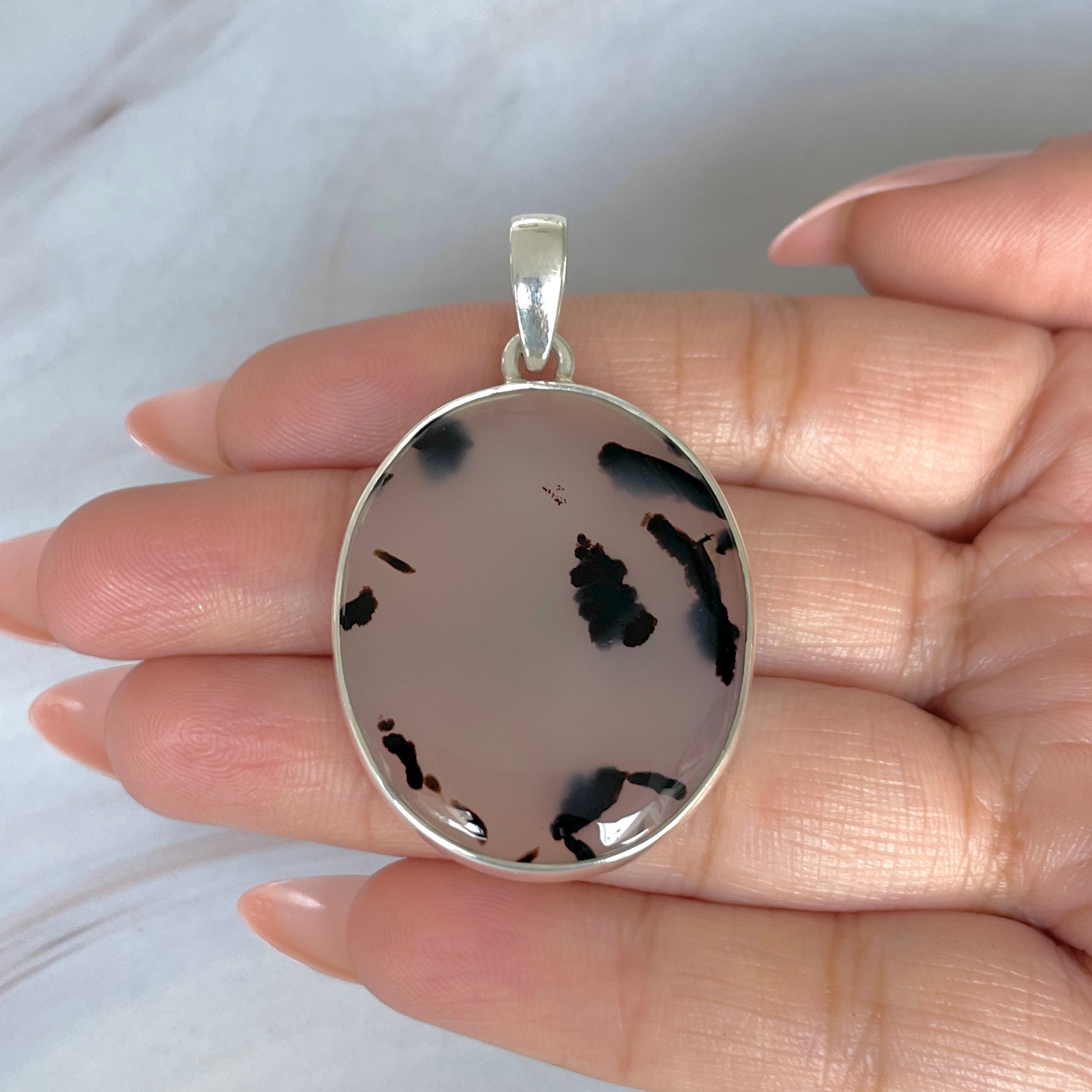Montana Agate Pendant-(MTA-P-114.)