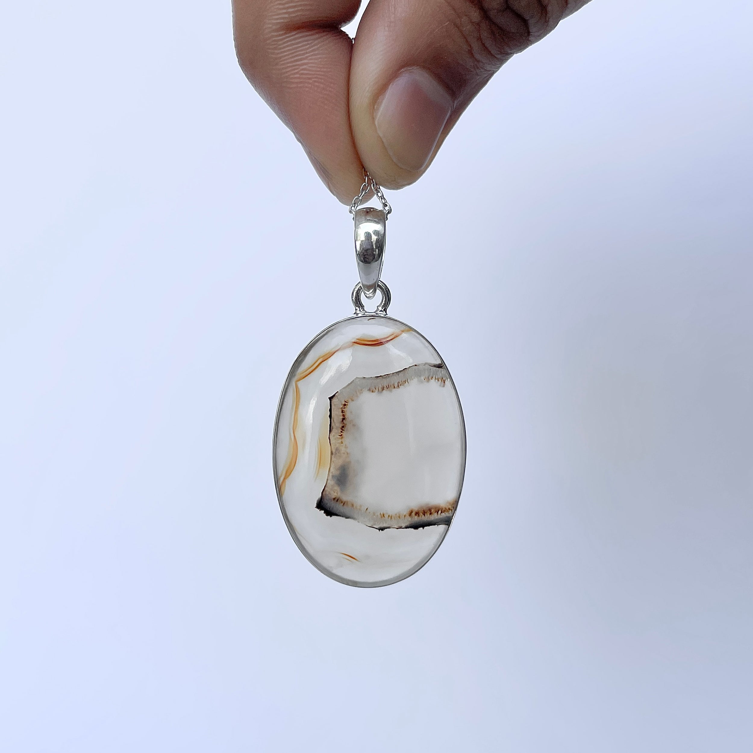 Montana Agate Pendant-(MTA-P-115.)