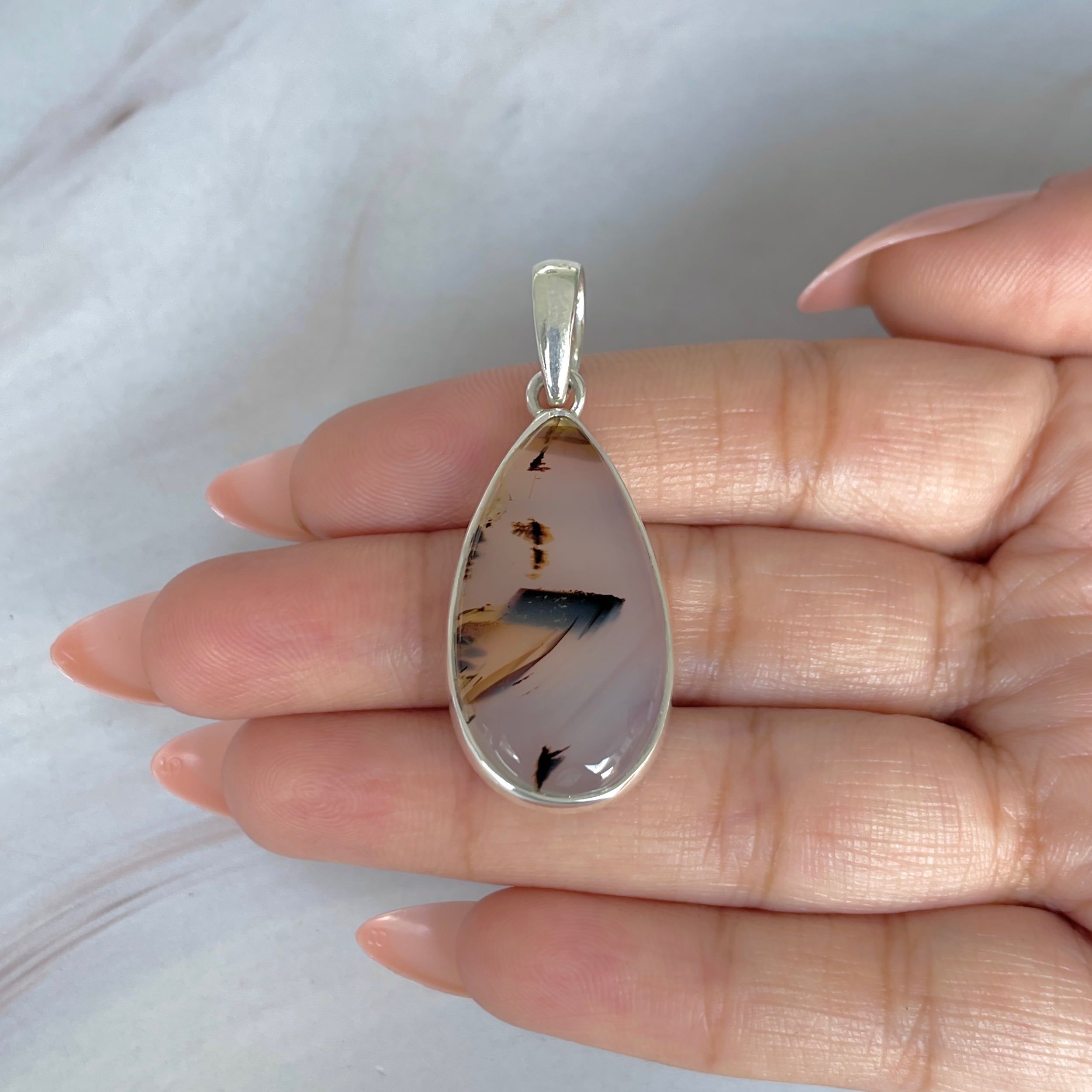 Montana Agate Pendant-(MTA-P-116.)