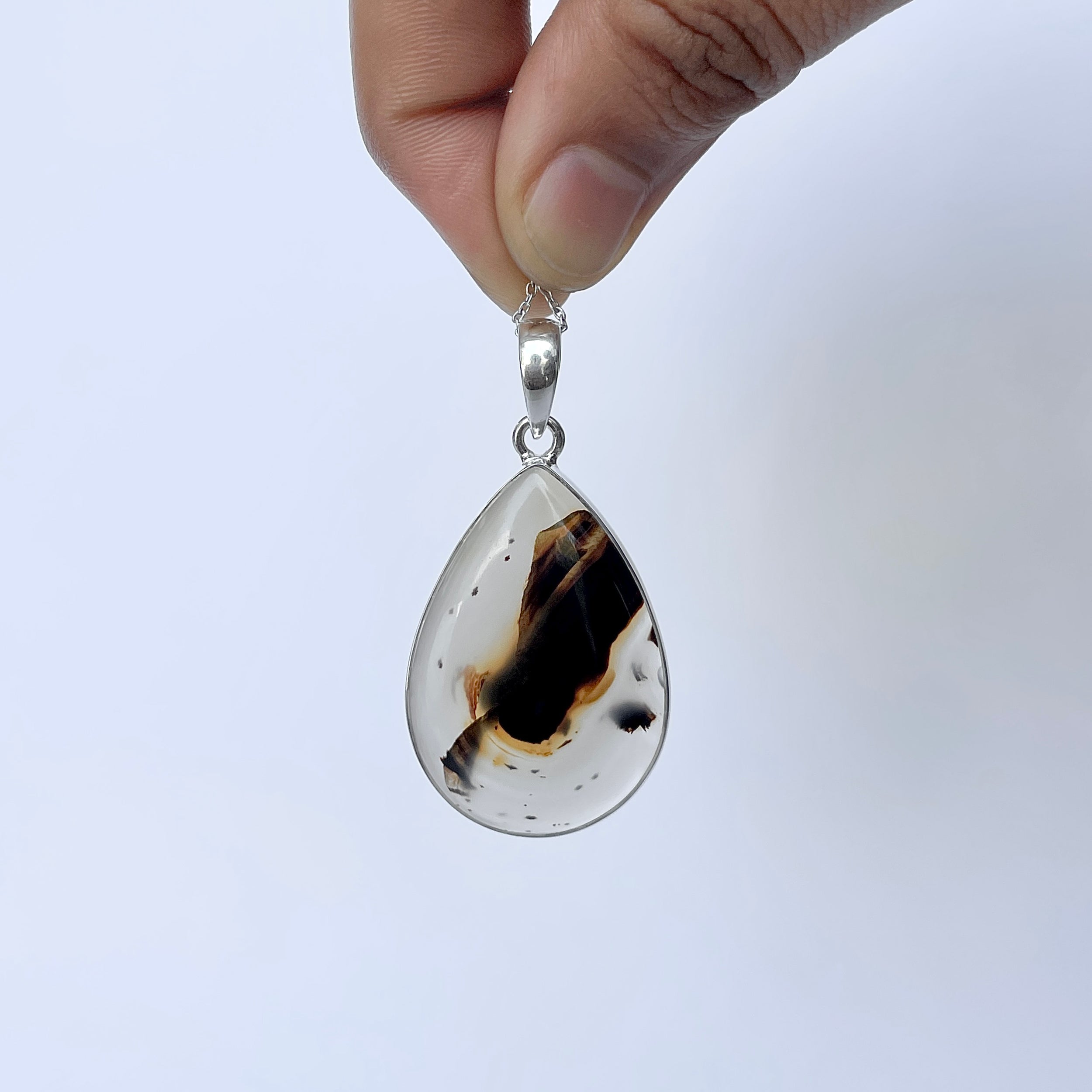 Montana Agate Pendant-(MTA-P-118.)