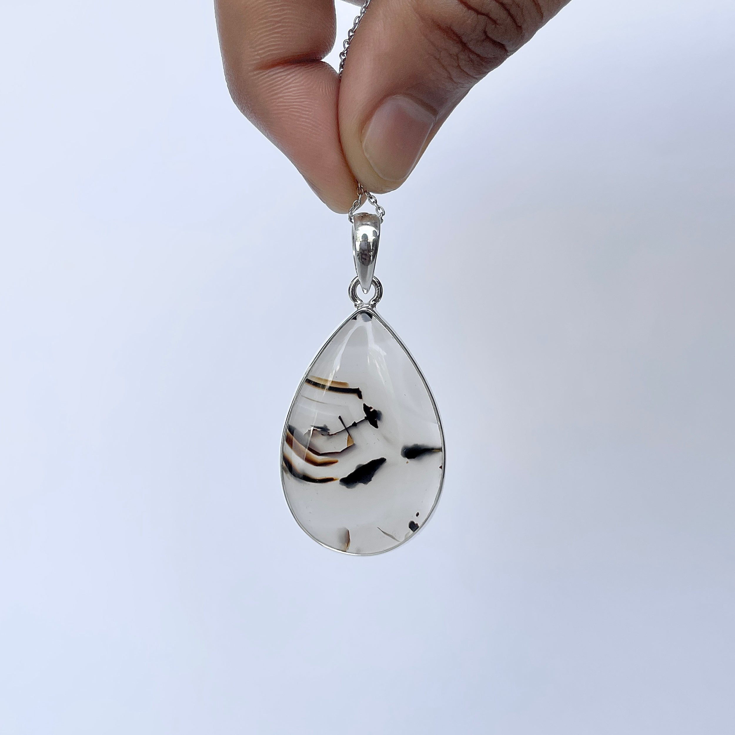 Montana Agate Pendant-(MTA-P-119.)
