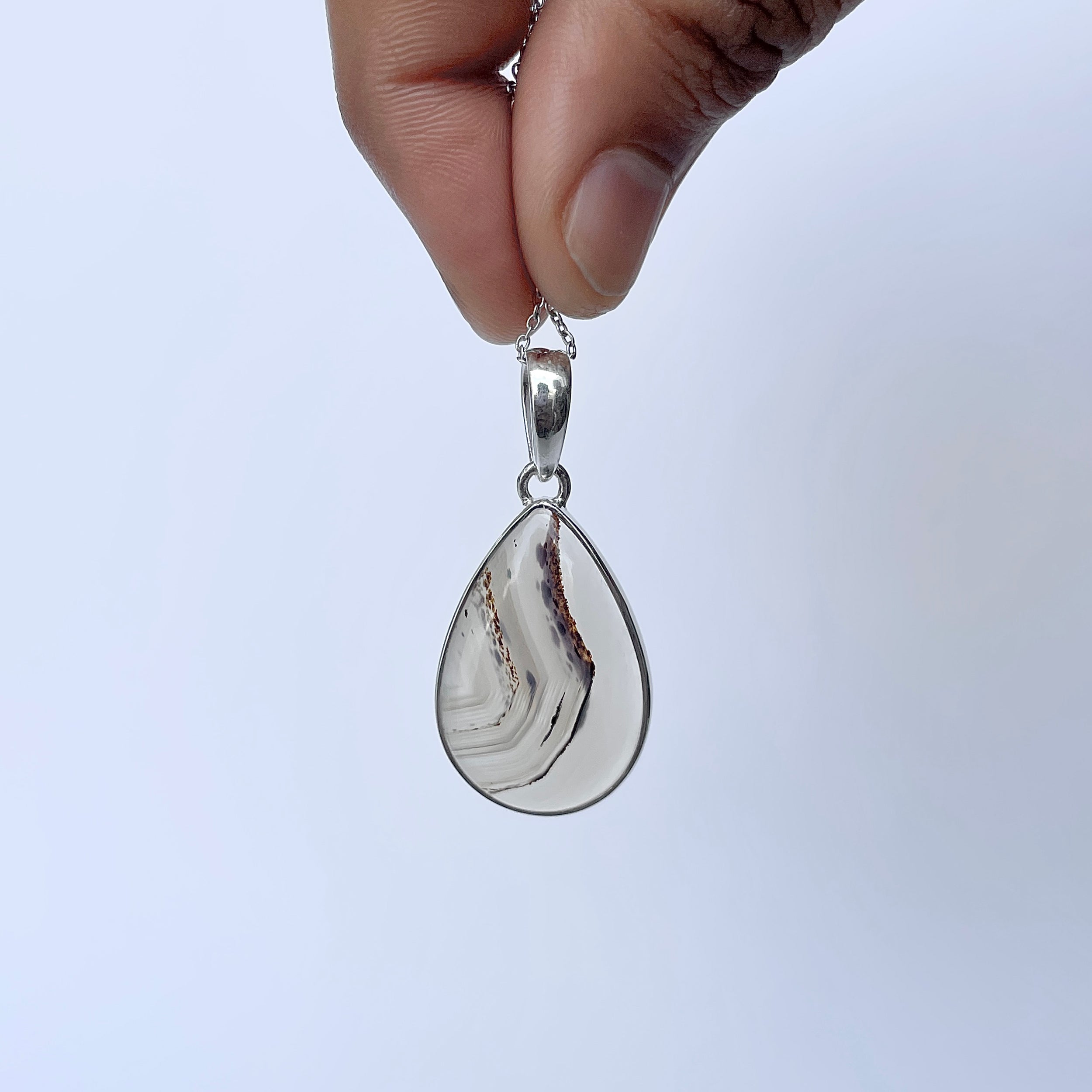 Montana Agate Pendant-(MTA-P-120.)