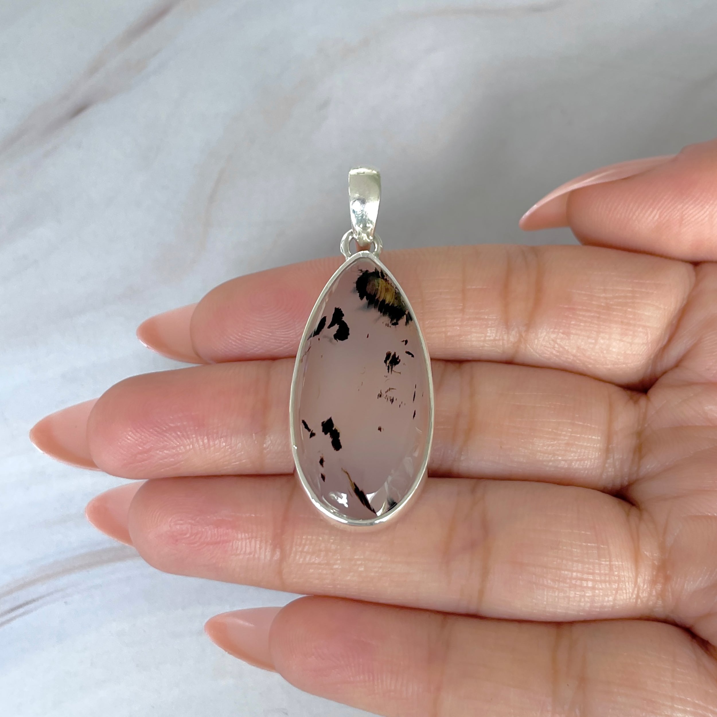 Montana Agate Pendant-(MTA-P-121.)