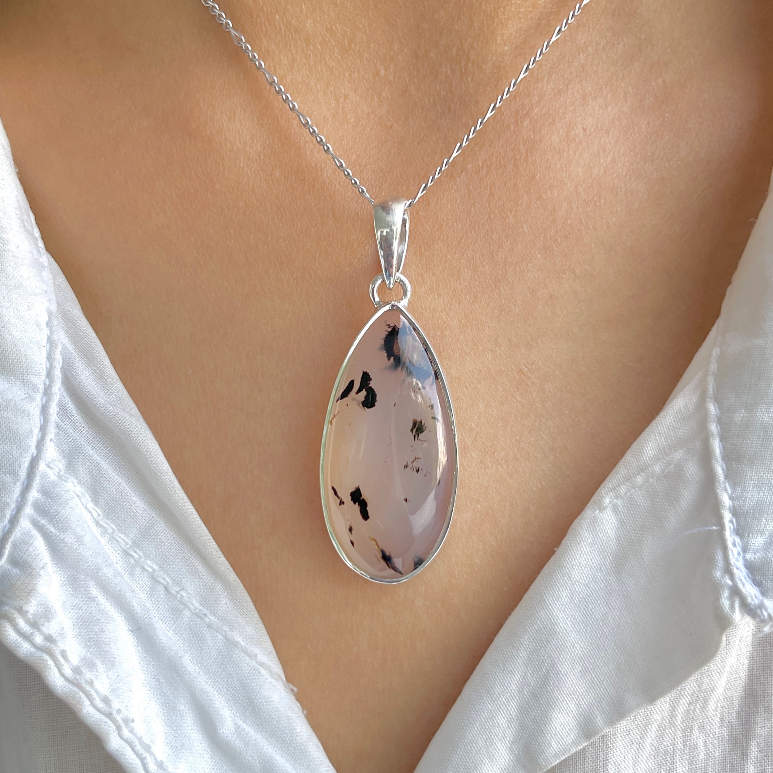 Montana Agate Pendant-(MTA-P-121.)