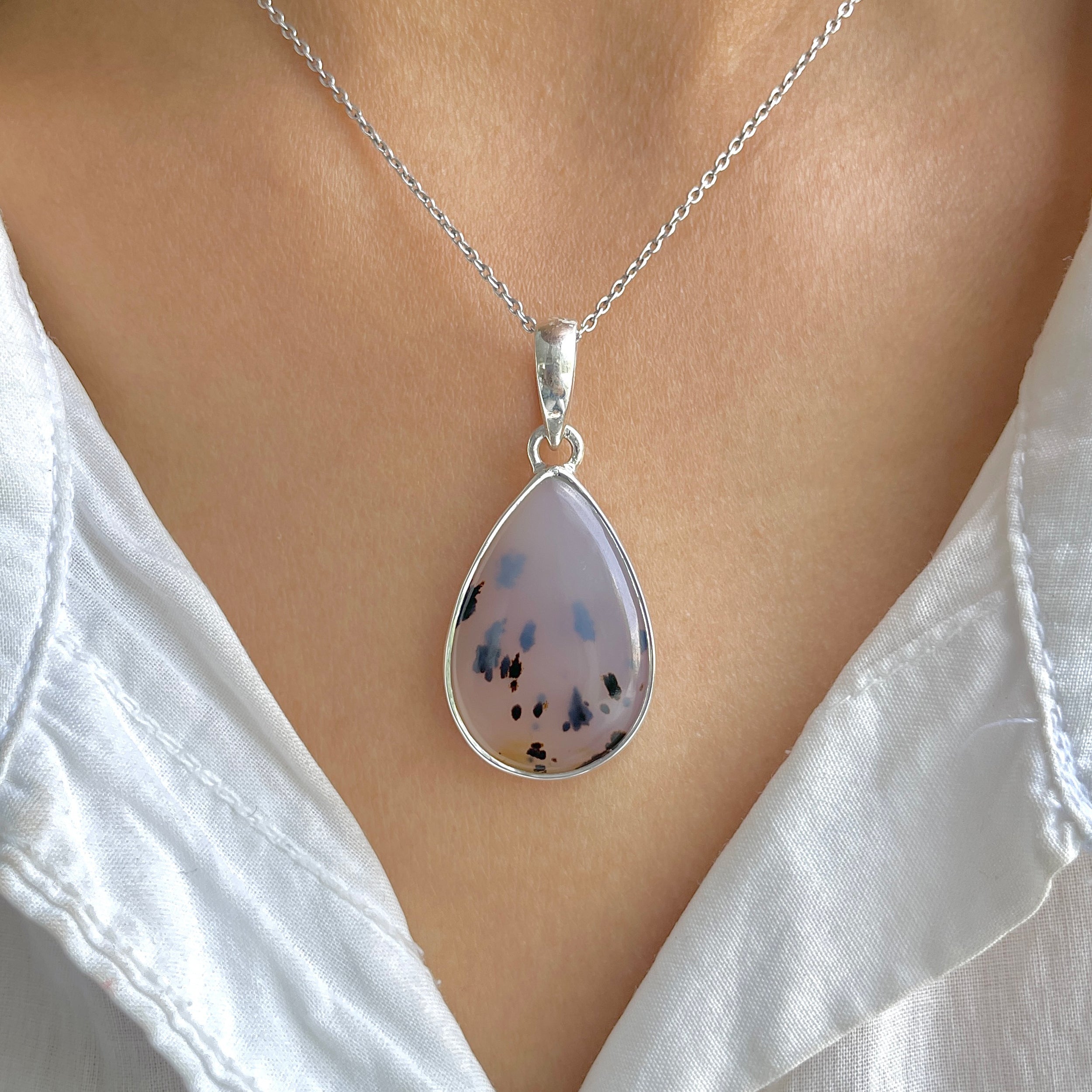 Montana Agate Pendant-(MTA-P-122.)