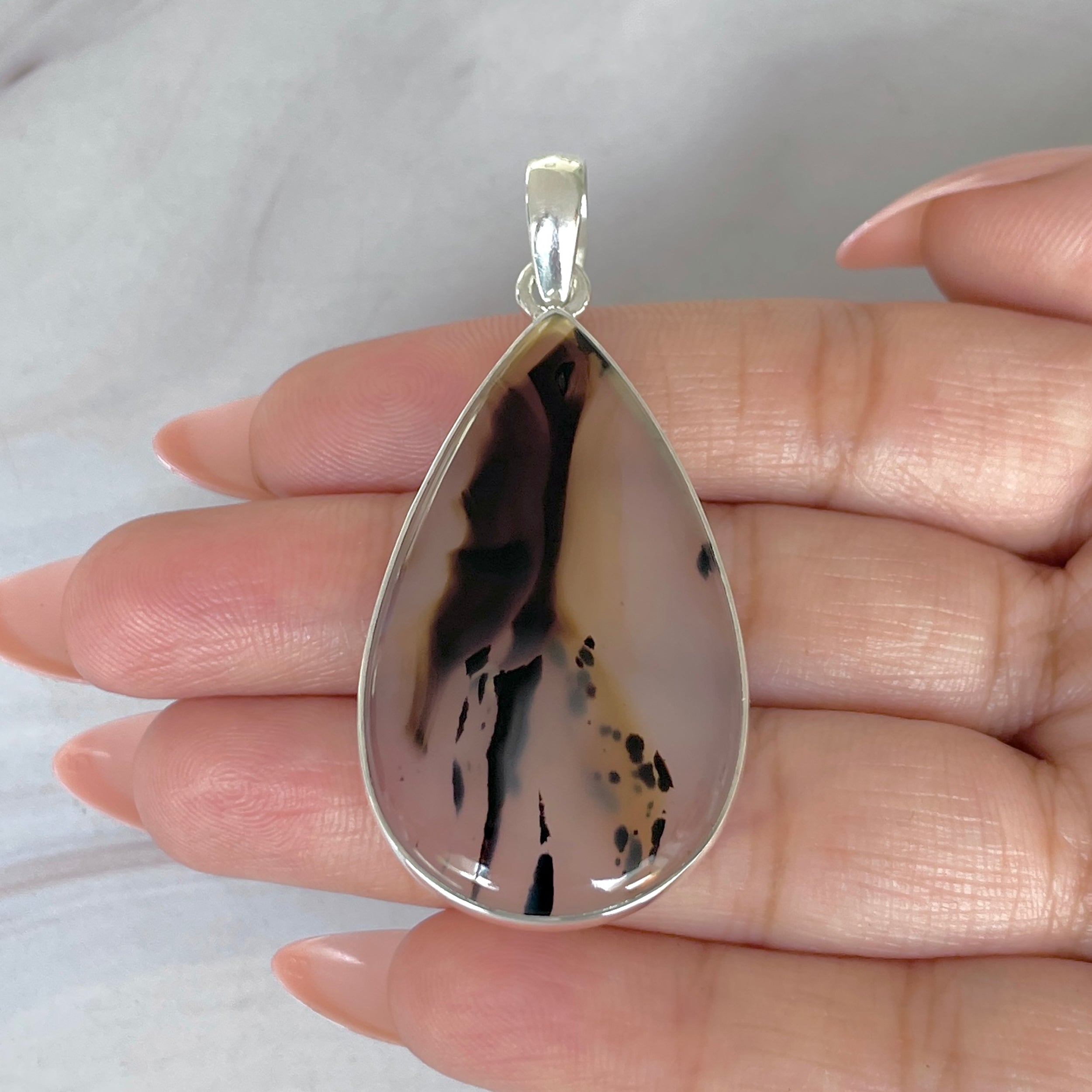Montana Agate Pendant-(MTA-P-123.)