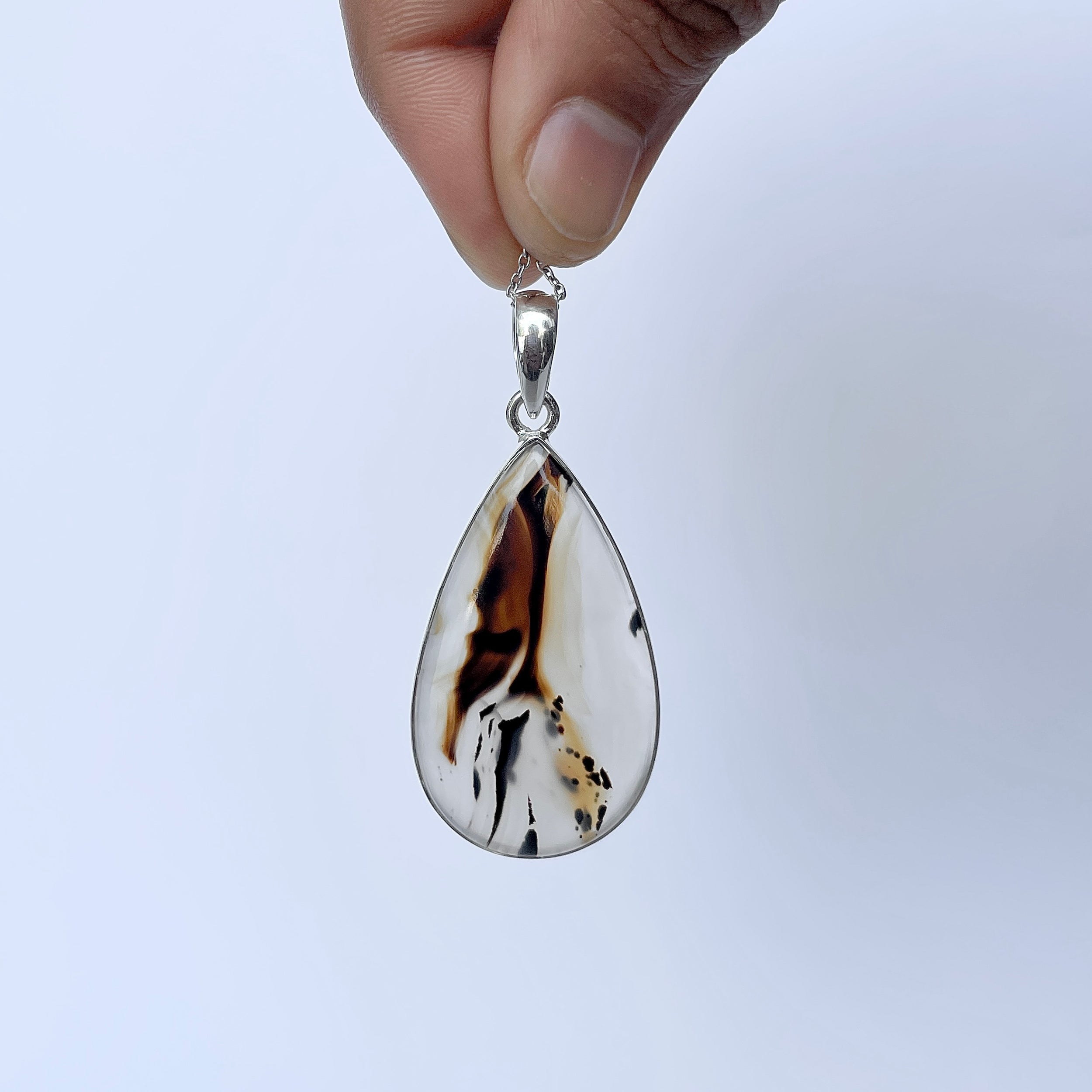 Montana Agate Pendant-(MTA-P-123.)