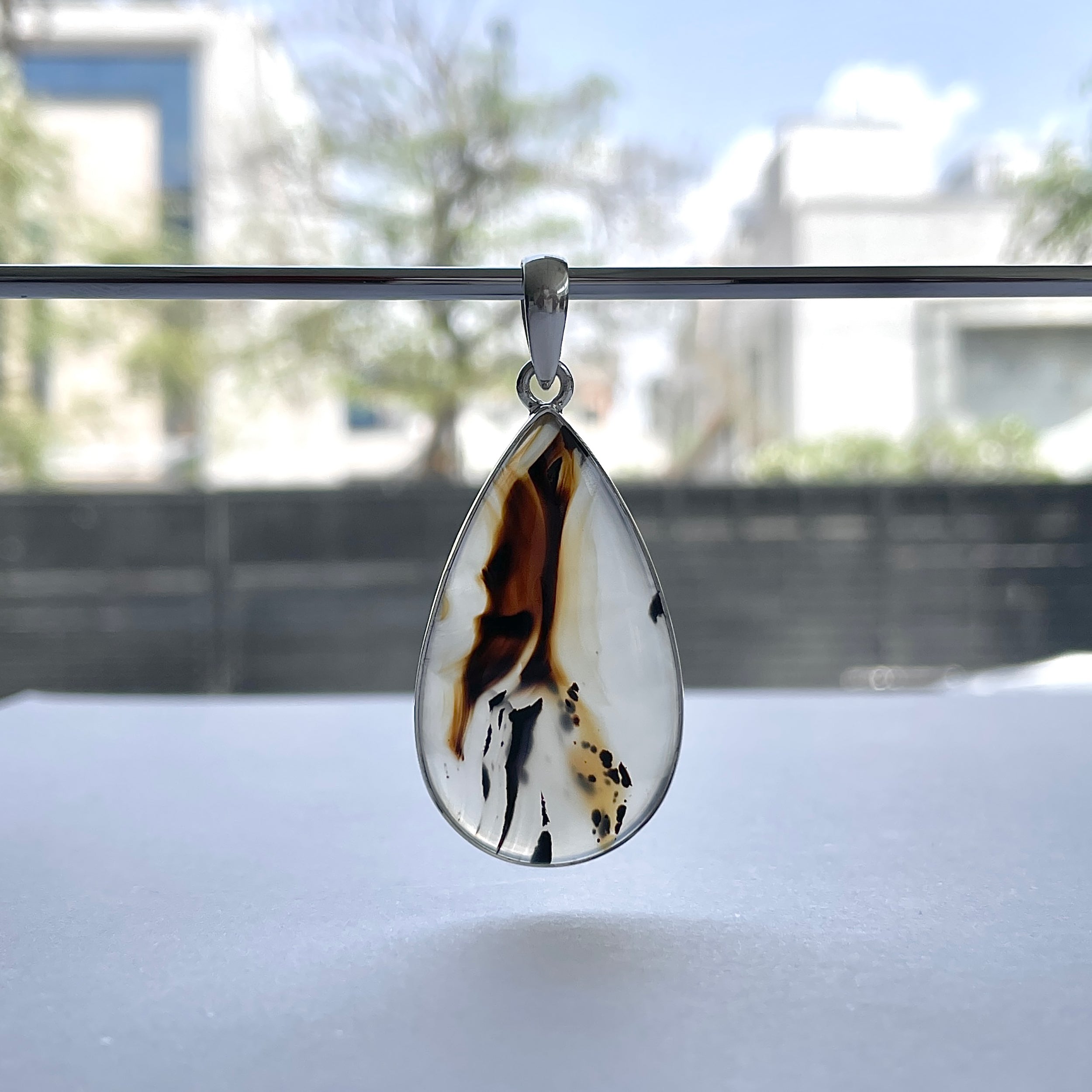 Montana Agate Pendant-(MTA-P-123.)
