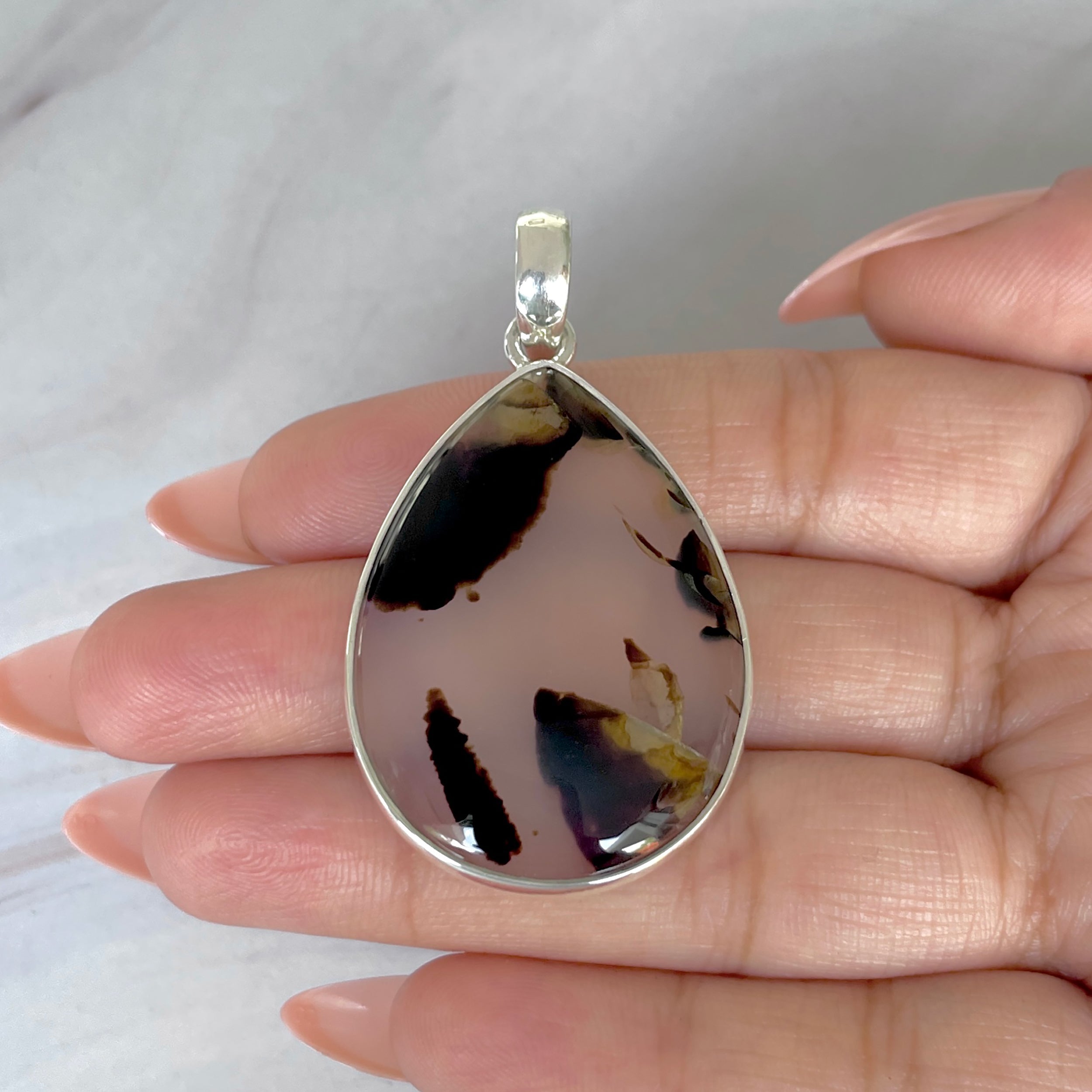 Montana Agate Pendant-(MTA-P-126.)