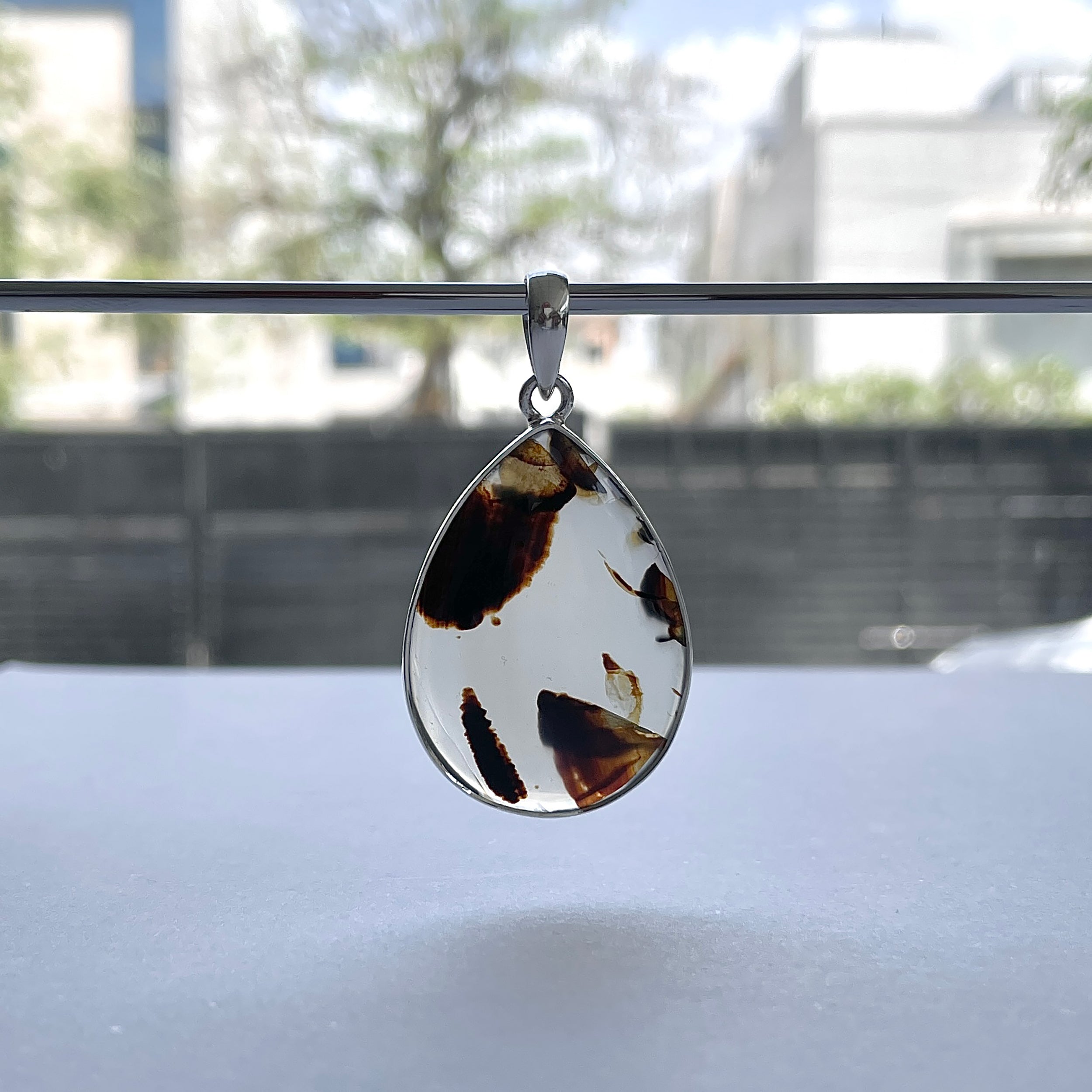 Montana Agate Pendant-(MTA-P-126.)