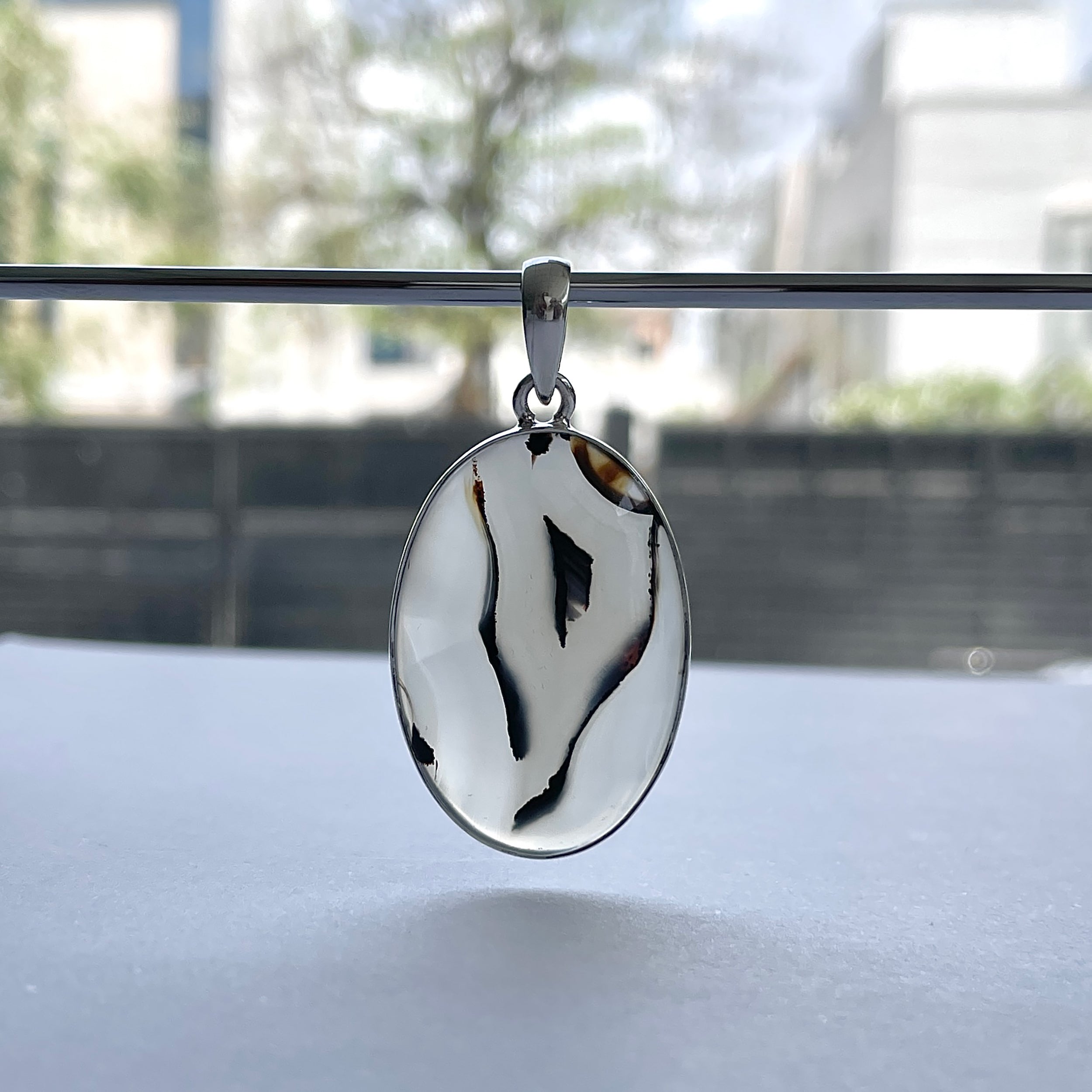 Montana Agate Pendant-(MTA-P-128.)