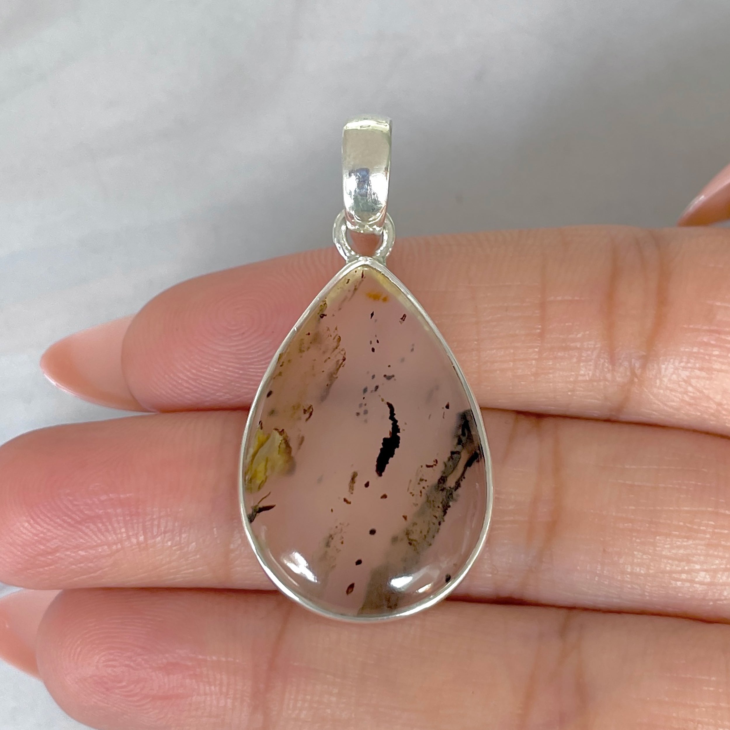 Montana Agate Pendant-(MTA-P-130.)